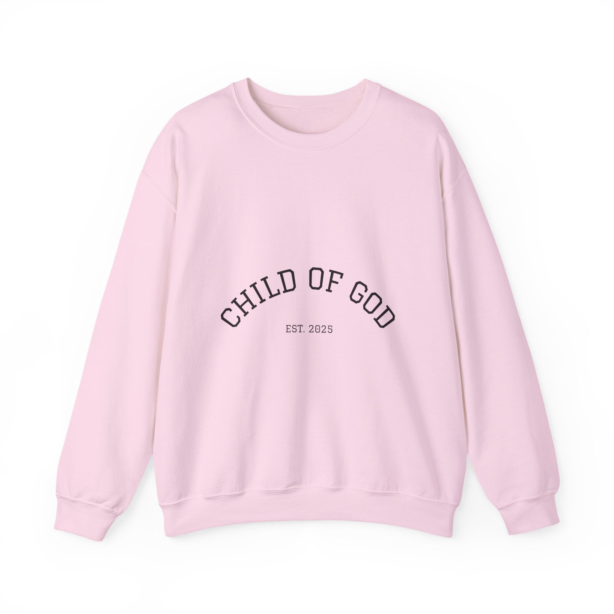 Child of God Crewneck Sweatshirt — Minimal Faith Graphic Pullover