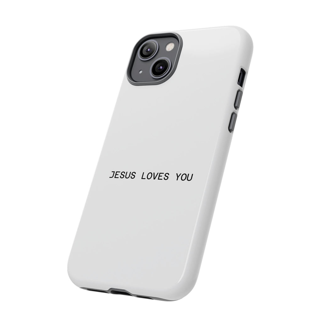 Jesus Loves You Tough Phone Case