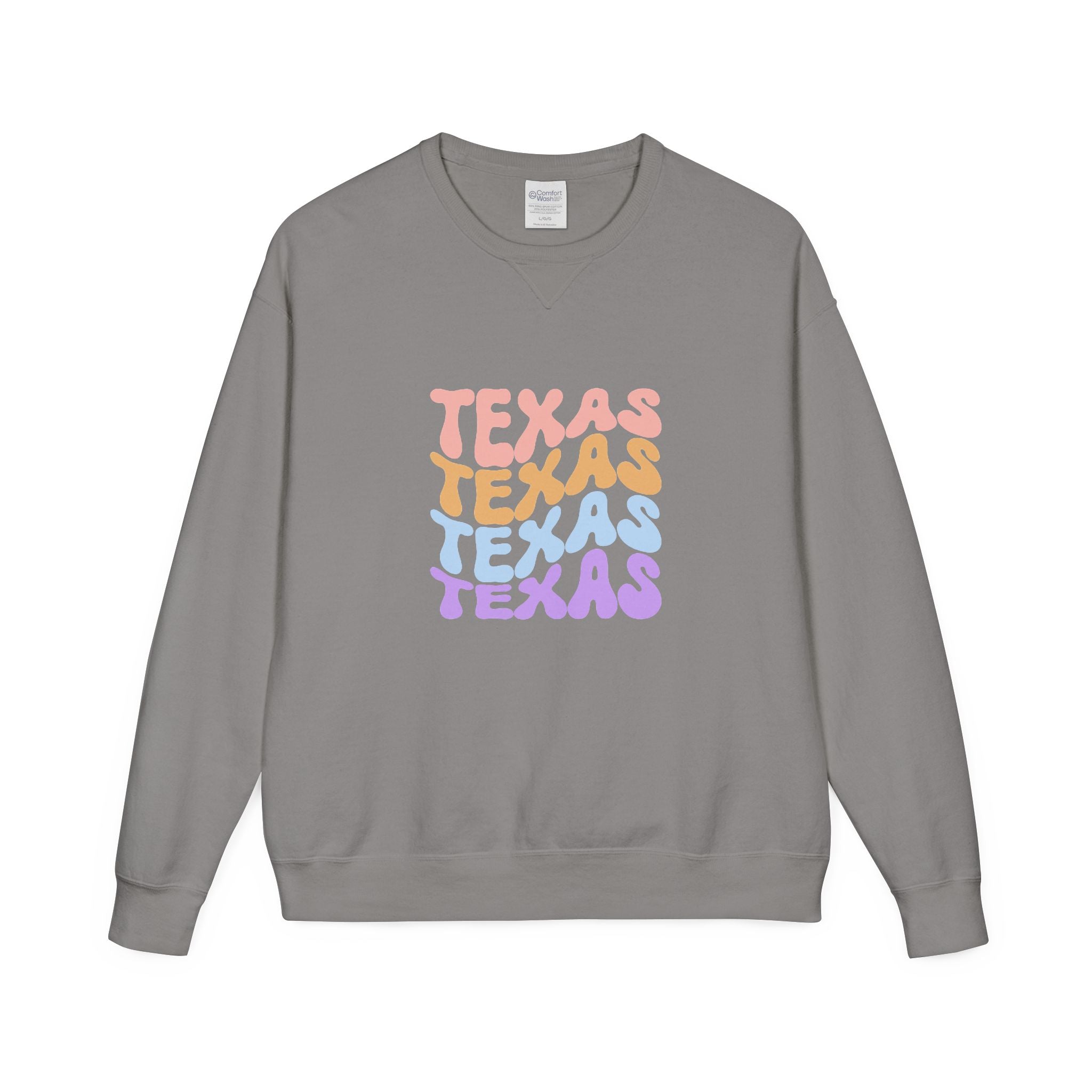 Texas Retro Stack Crewneck Sweatshirt