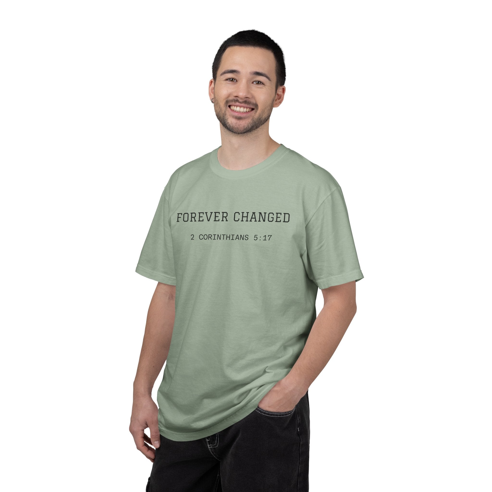 Forever Changed Men's T-Shirt — Minimalist Inspirational Graphic Tee