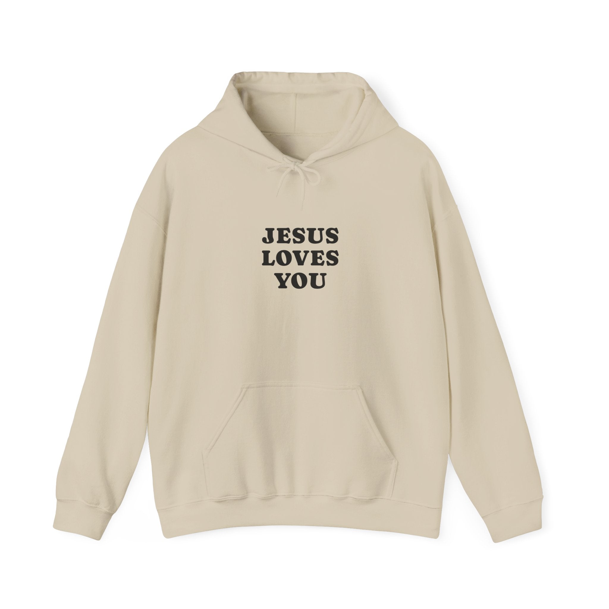 Jesus Loves You Hoodie  Faith-Inspired Christian Pullover