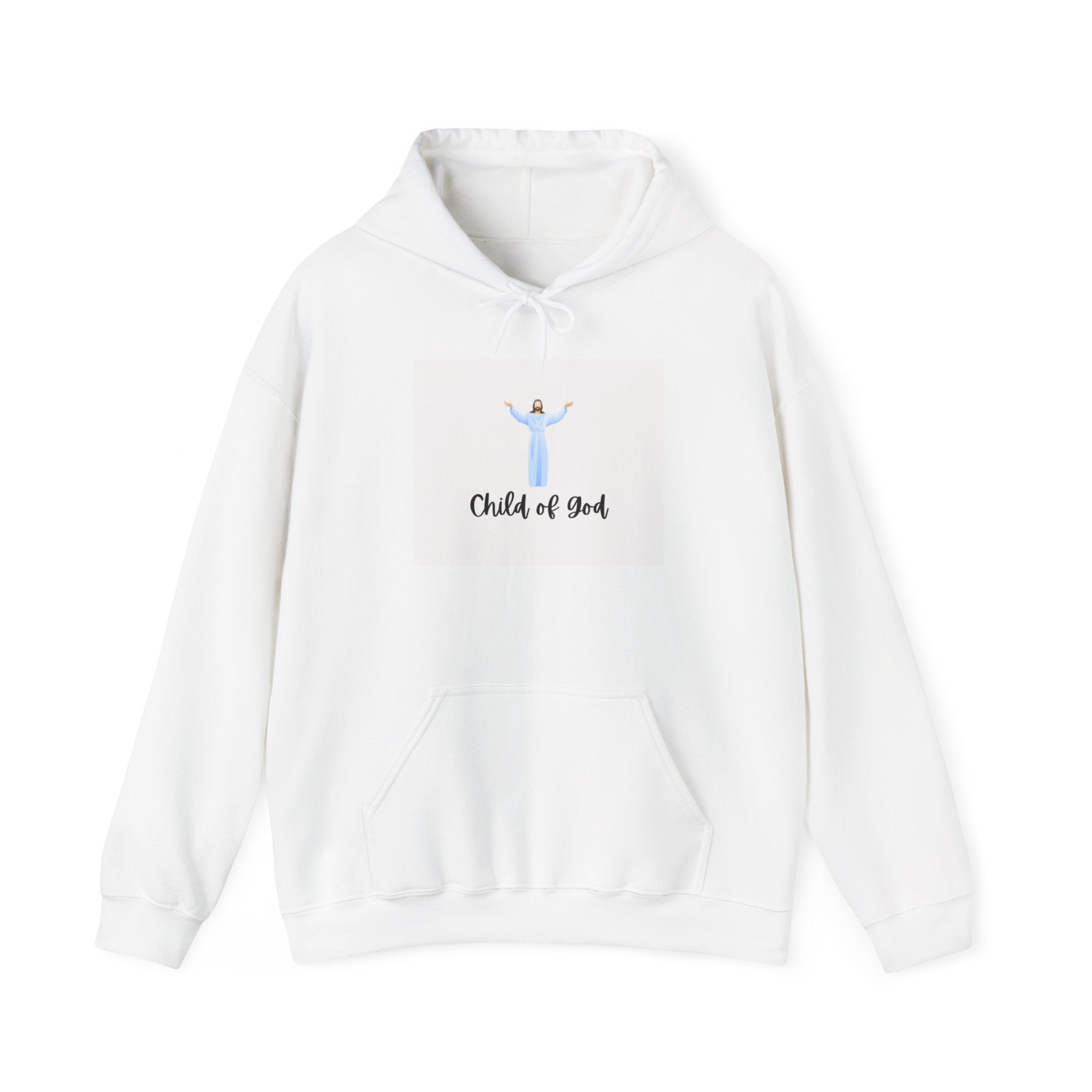 Child of God Hoodie – Christian Faith Sweatshirt with Jesus Illustration