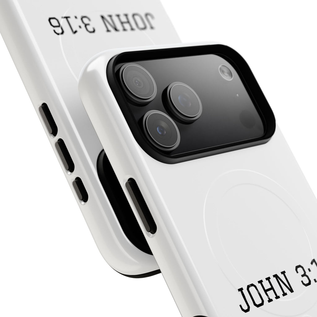 John 3:16 Tough Magnetic Phone Case Slim Protective Christian iPhone Cover