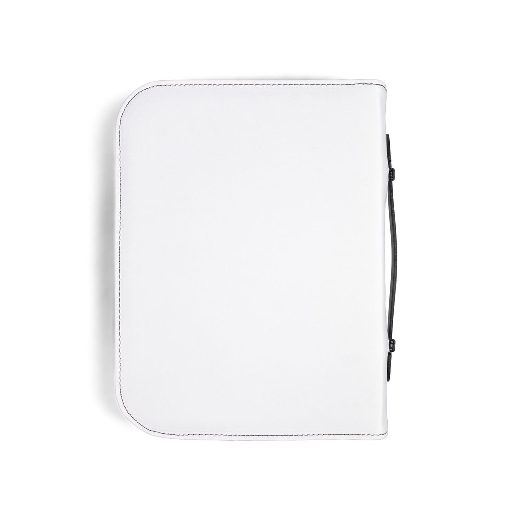 Bible Cover — 'Jesus Loves You' Pink Text Zippered Bible Organizer