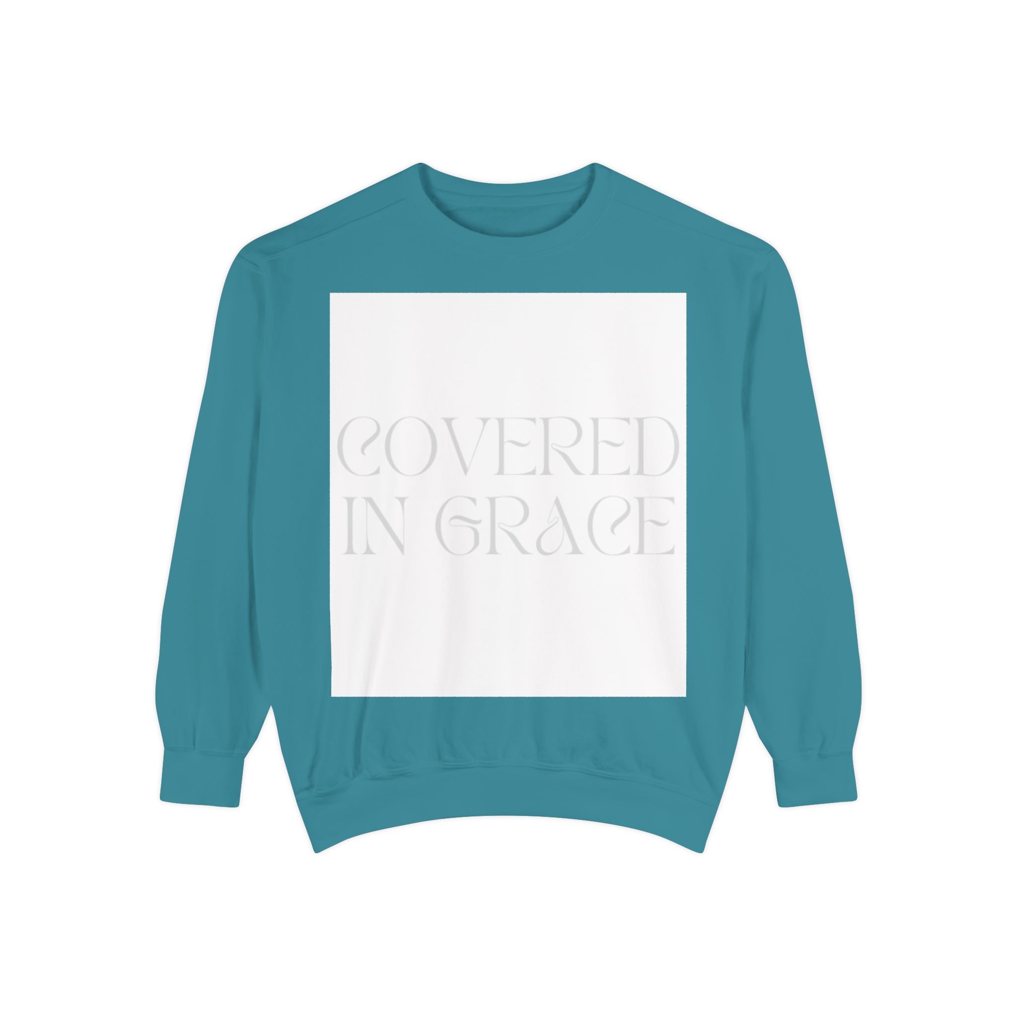 Covered in Grace Sweatshirt — Inspirational Christian Crewneck