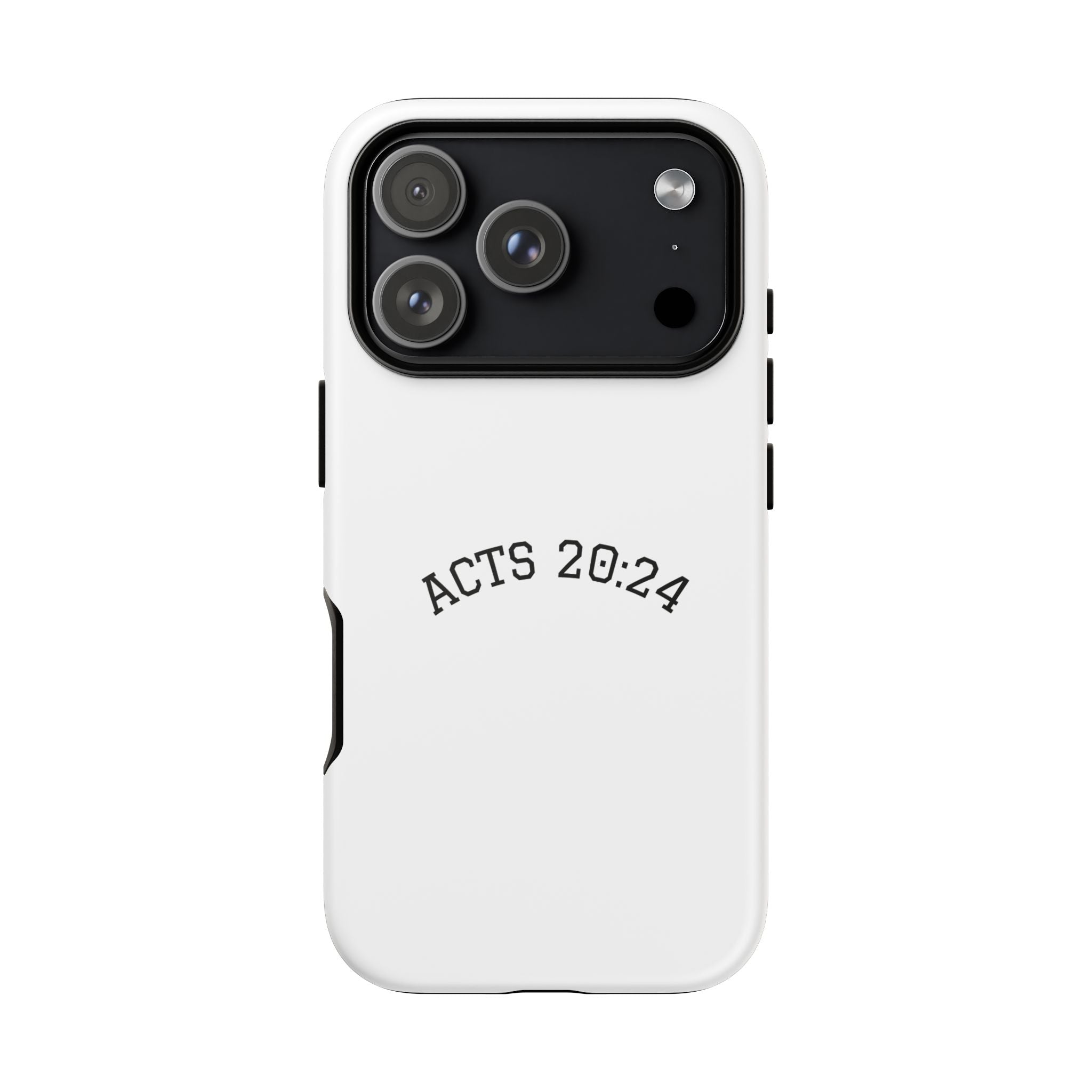 Acts 20:24 Phone Case — Minimal Christian Scripture Tough Case