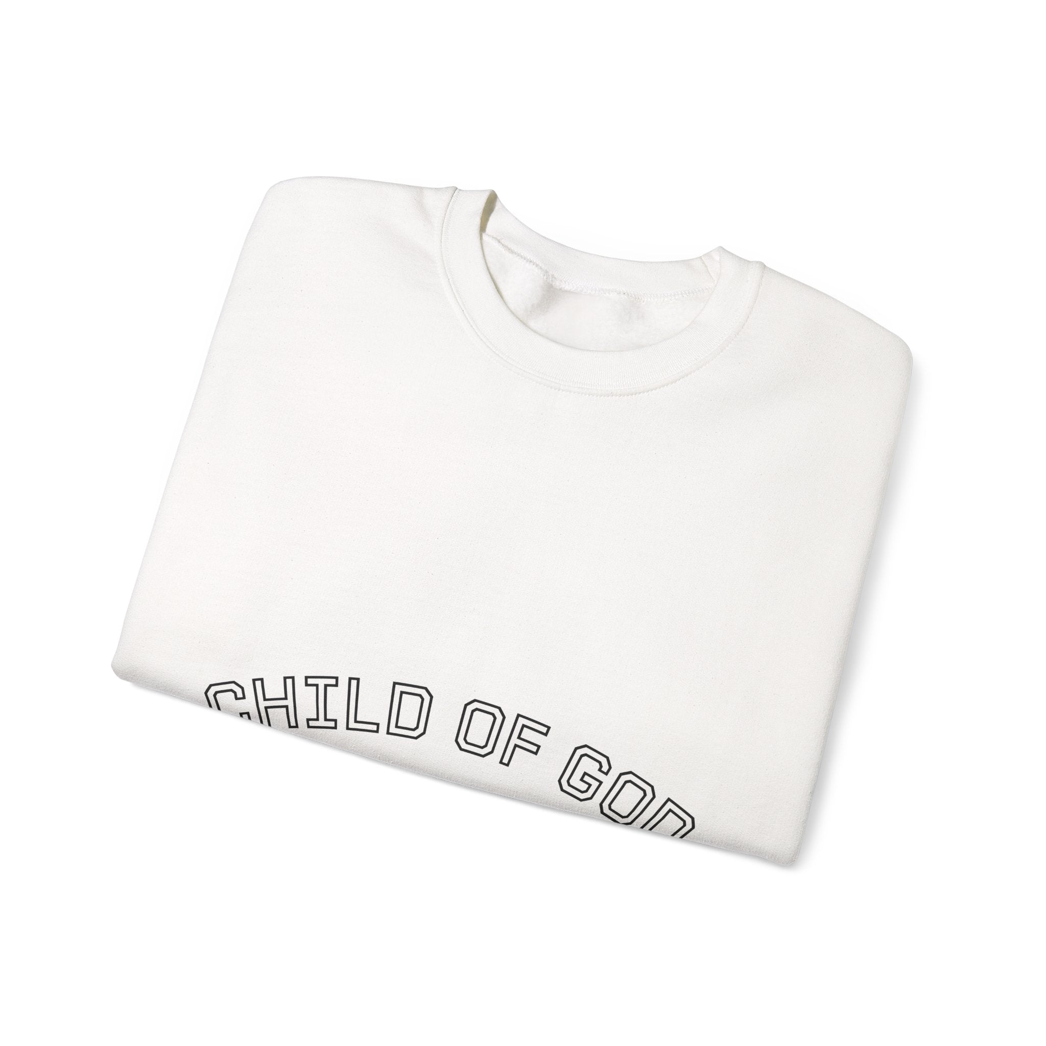 Child of God Crewneck Sweatshirt — Faith-Based Christian Pullover