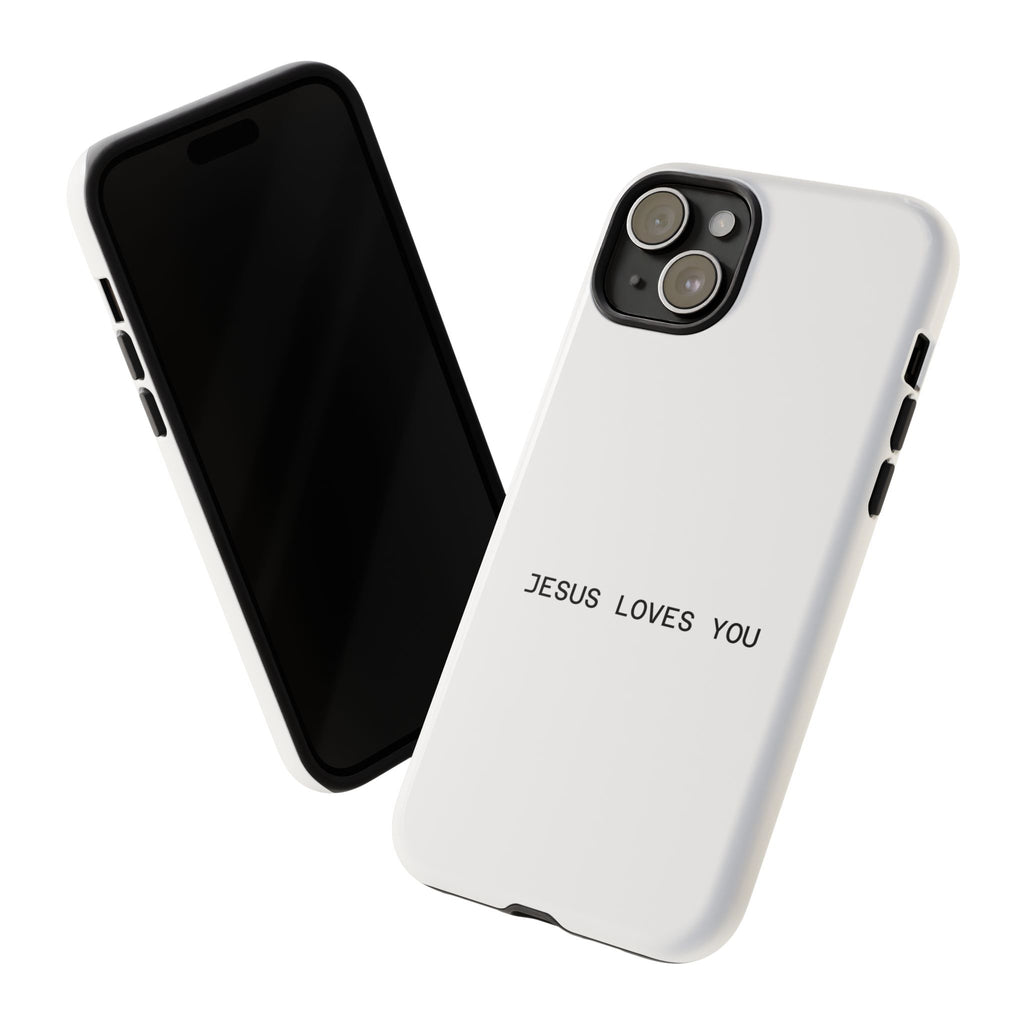 Jesus Loves You Tough Phone Case