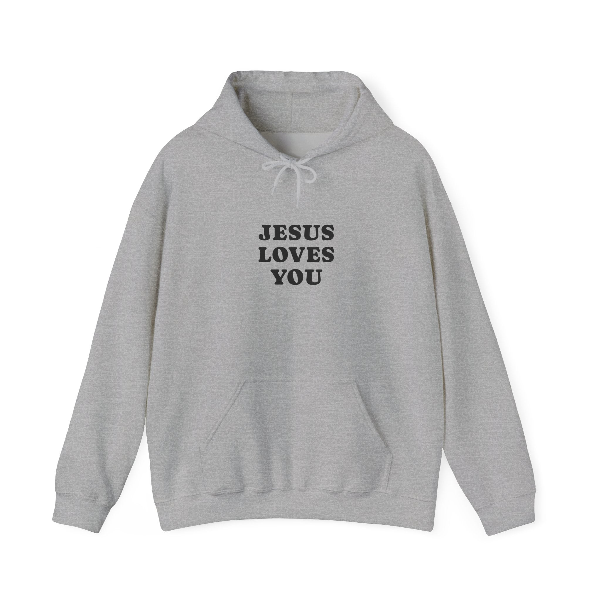 Jesus Loves You Hoodie  Faith-Inspired Christian Pullover