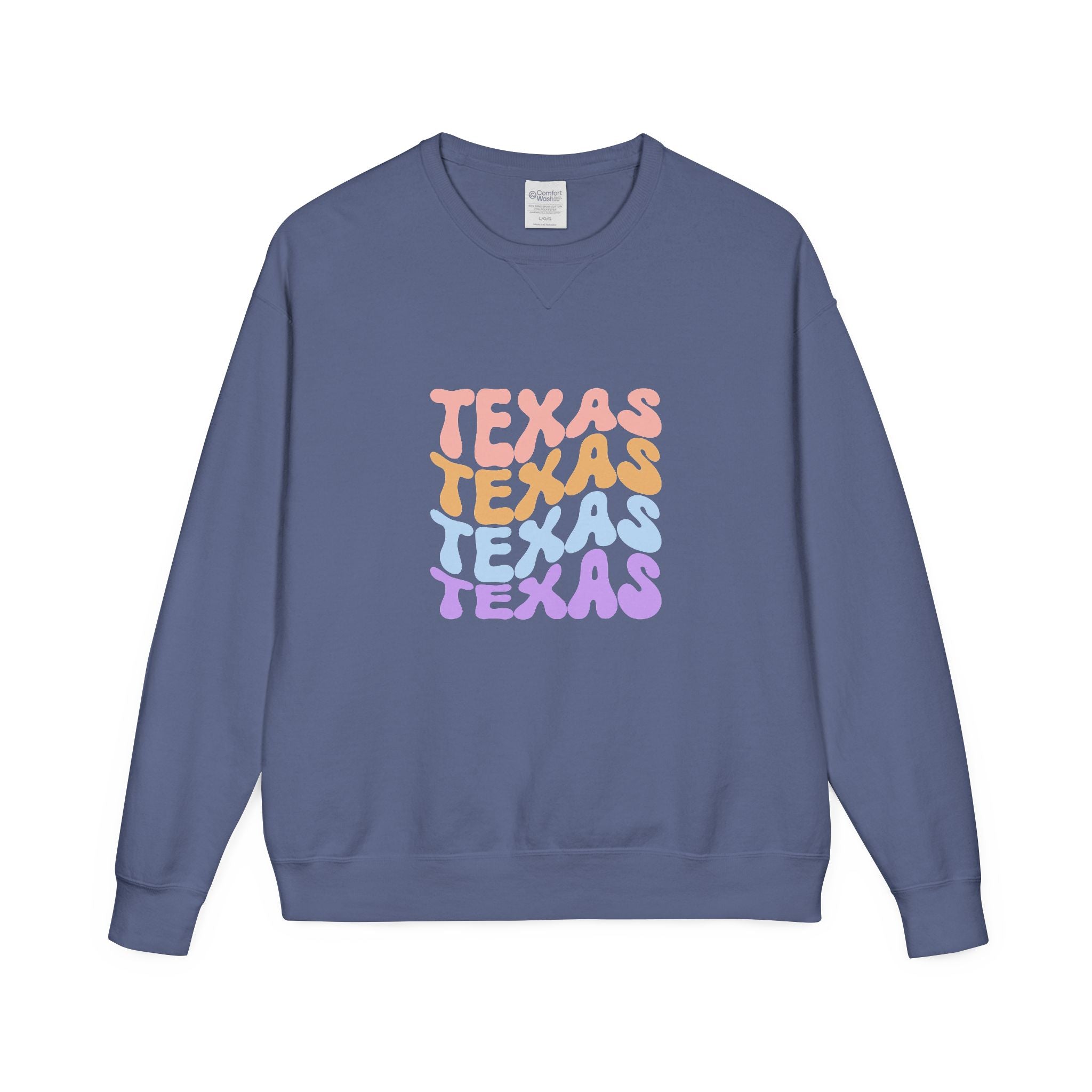 Texas Retro Stack Crewneck Sweatshirt