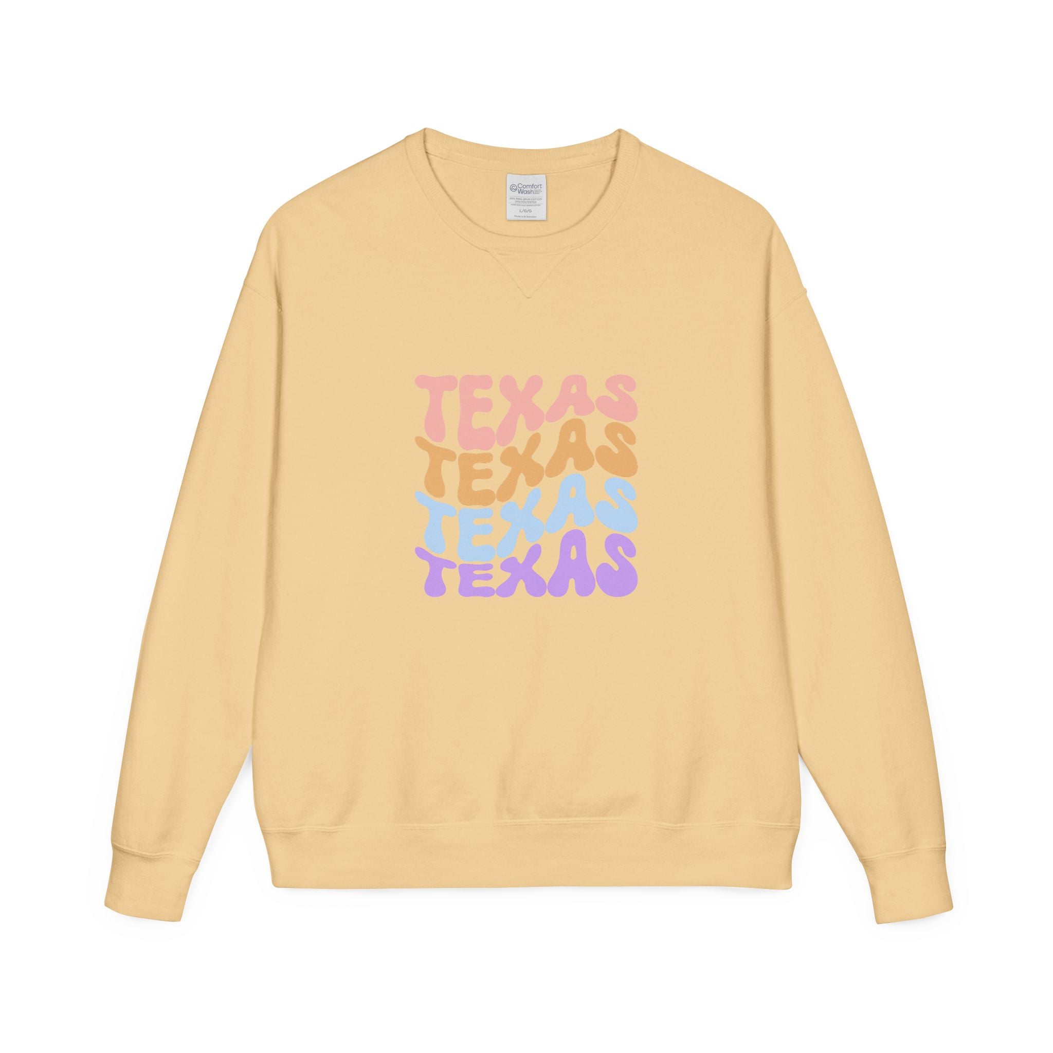 Texas Retro Stack Crewneck Sweatshirt