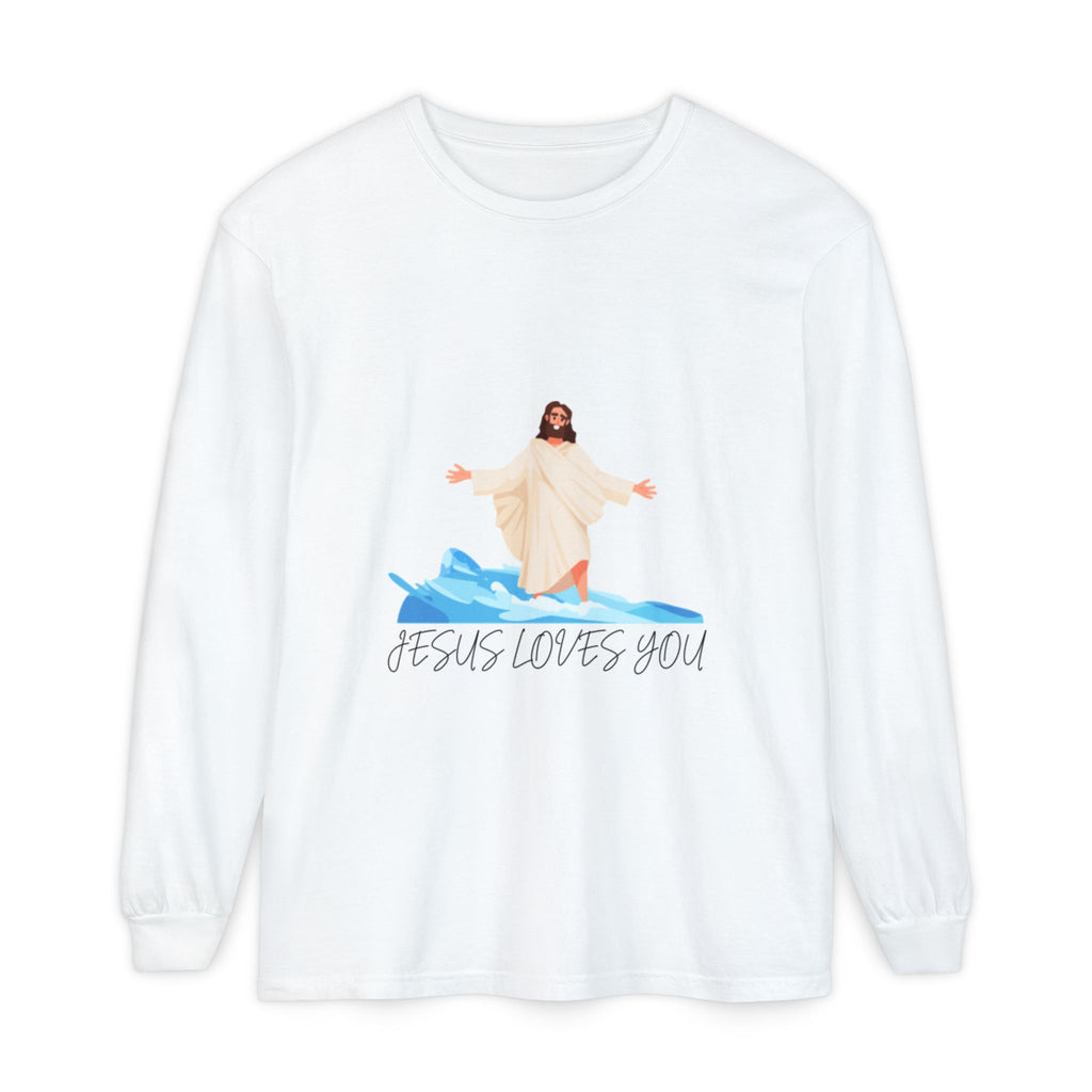 Jesus Loves You Long Sleeve T-Shirt — Inspirational Christian Tee