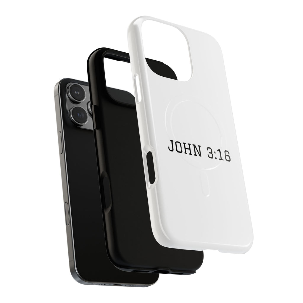 John 3:16 Tough Magnetic Phone Case Slim Protective Christian iPhone Cover