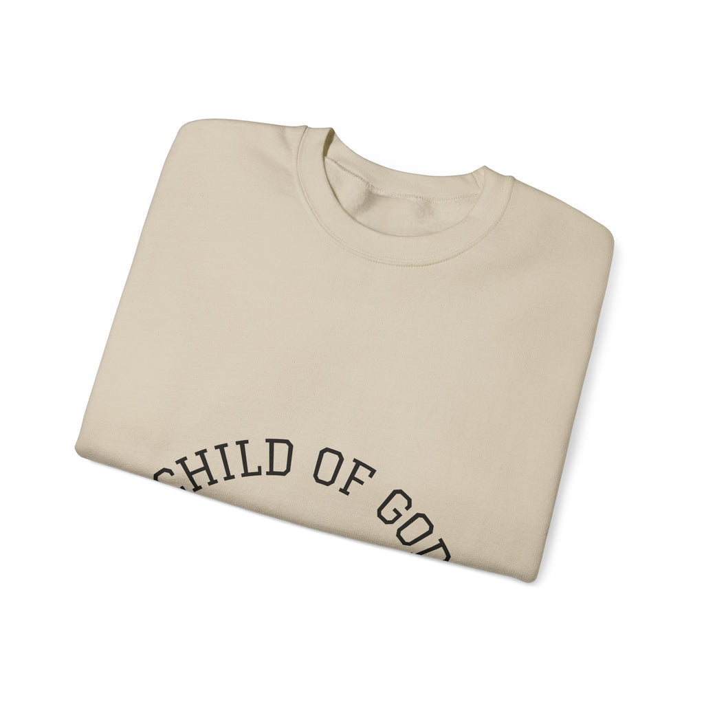 Child of God Crewneck Sweatshirt — Minimal Faith Graphic Pullover