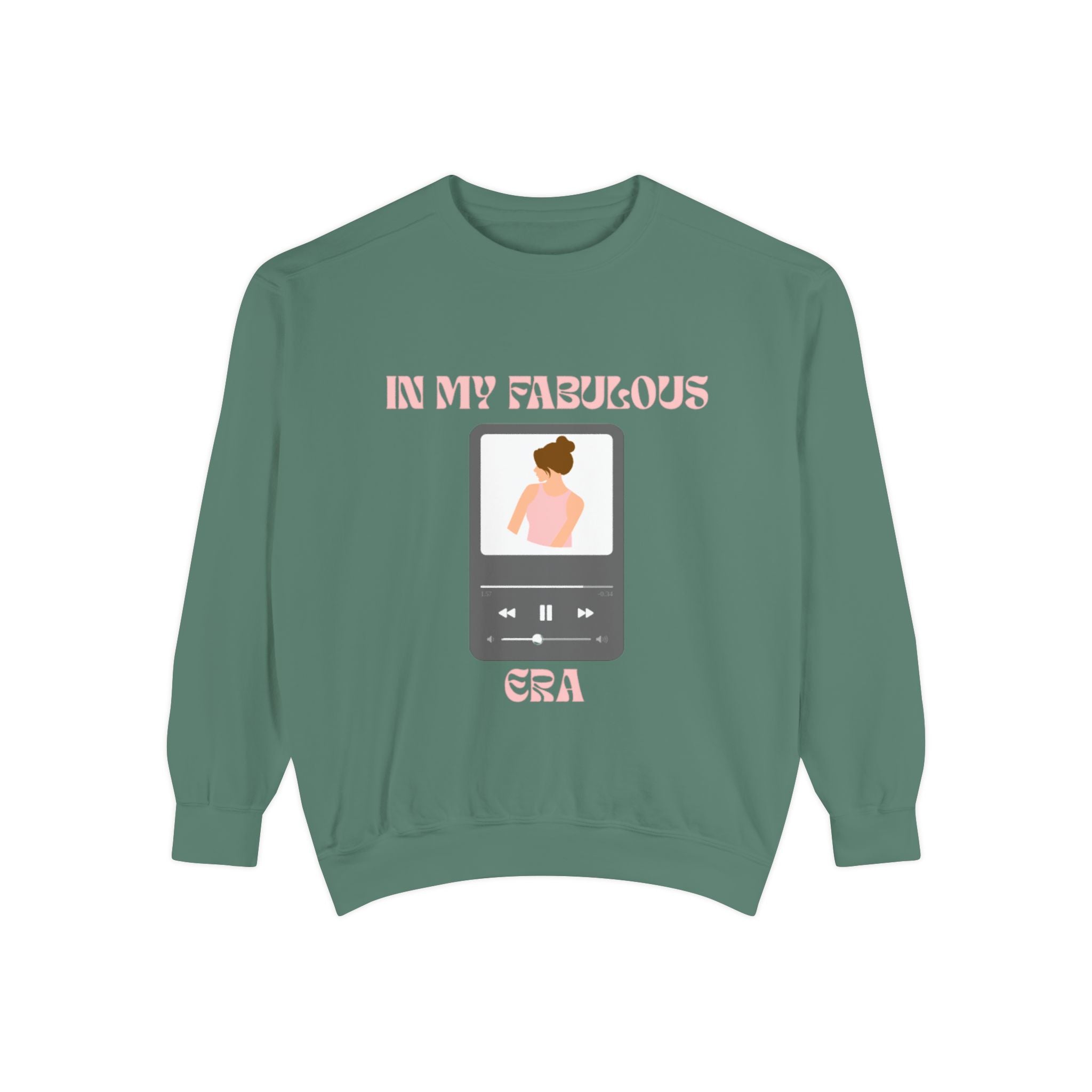 Fabulous Era Sweatshirt — "In My Fabulous Era" Vintage Music Player Graphic