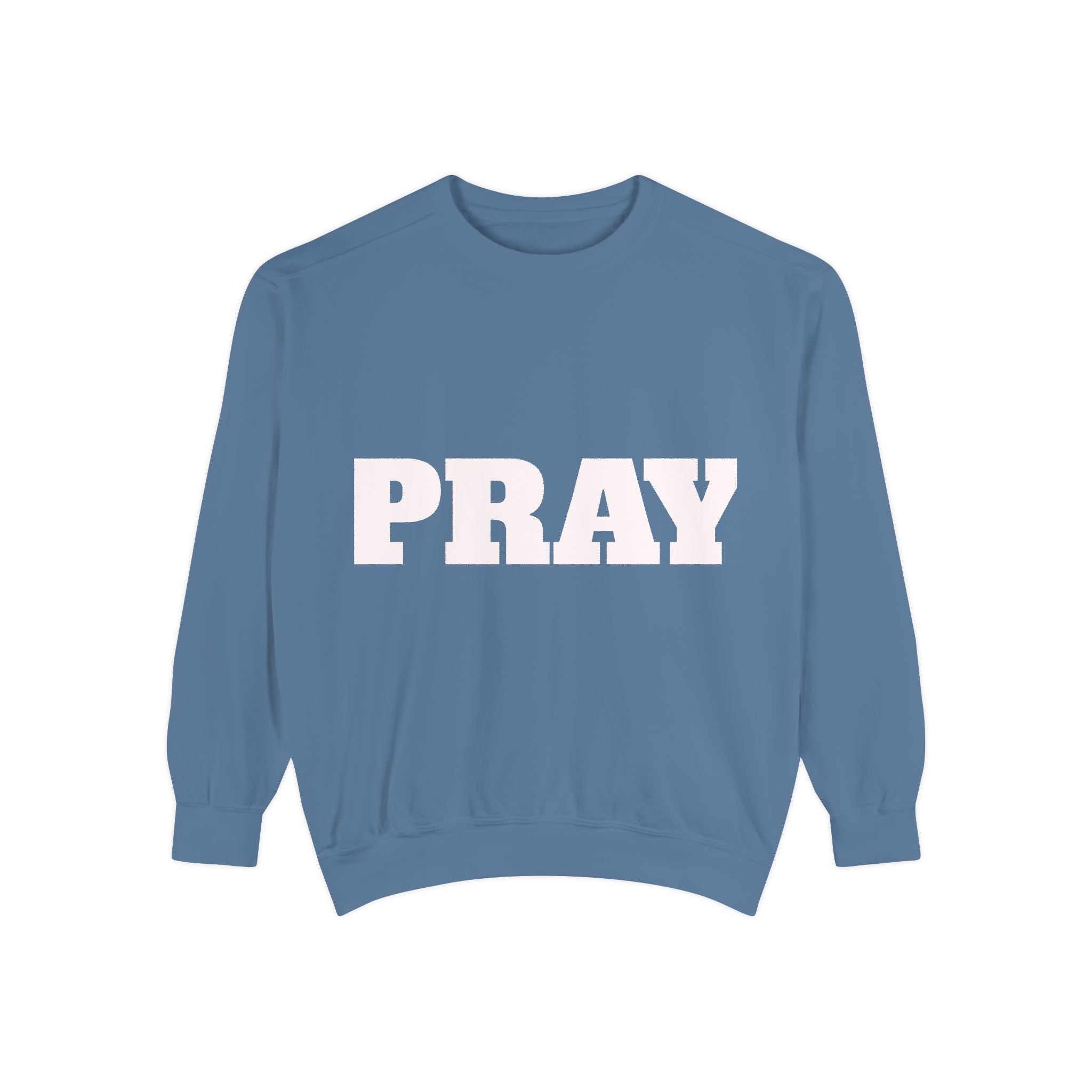 Pray Script Sweatshirt Inspirational Faith Prayer Pullover