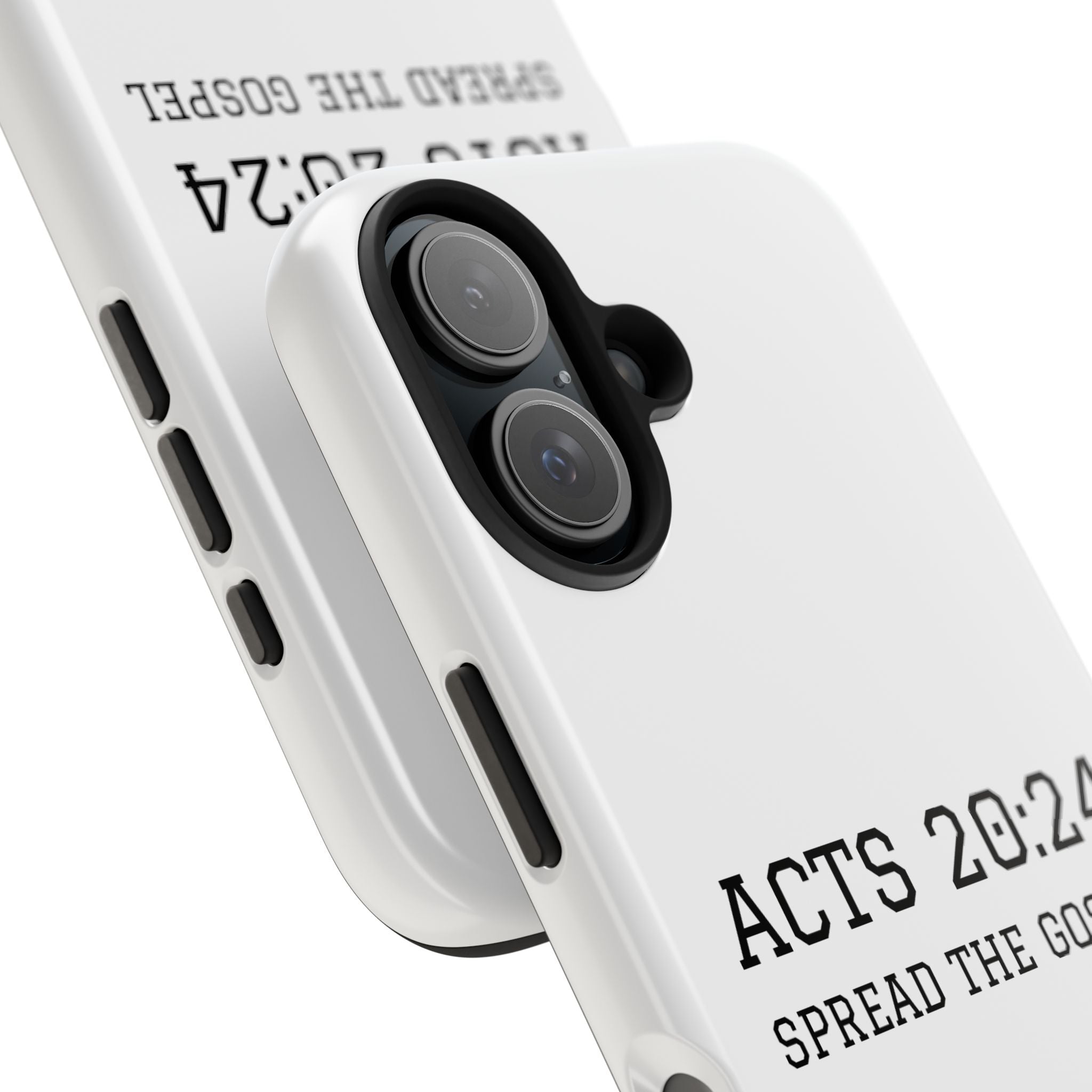 Acts 20:24 'Spread the Gospel' Tough Phone Case — Christian Scripture Protective Case
