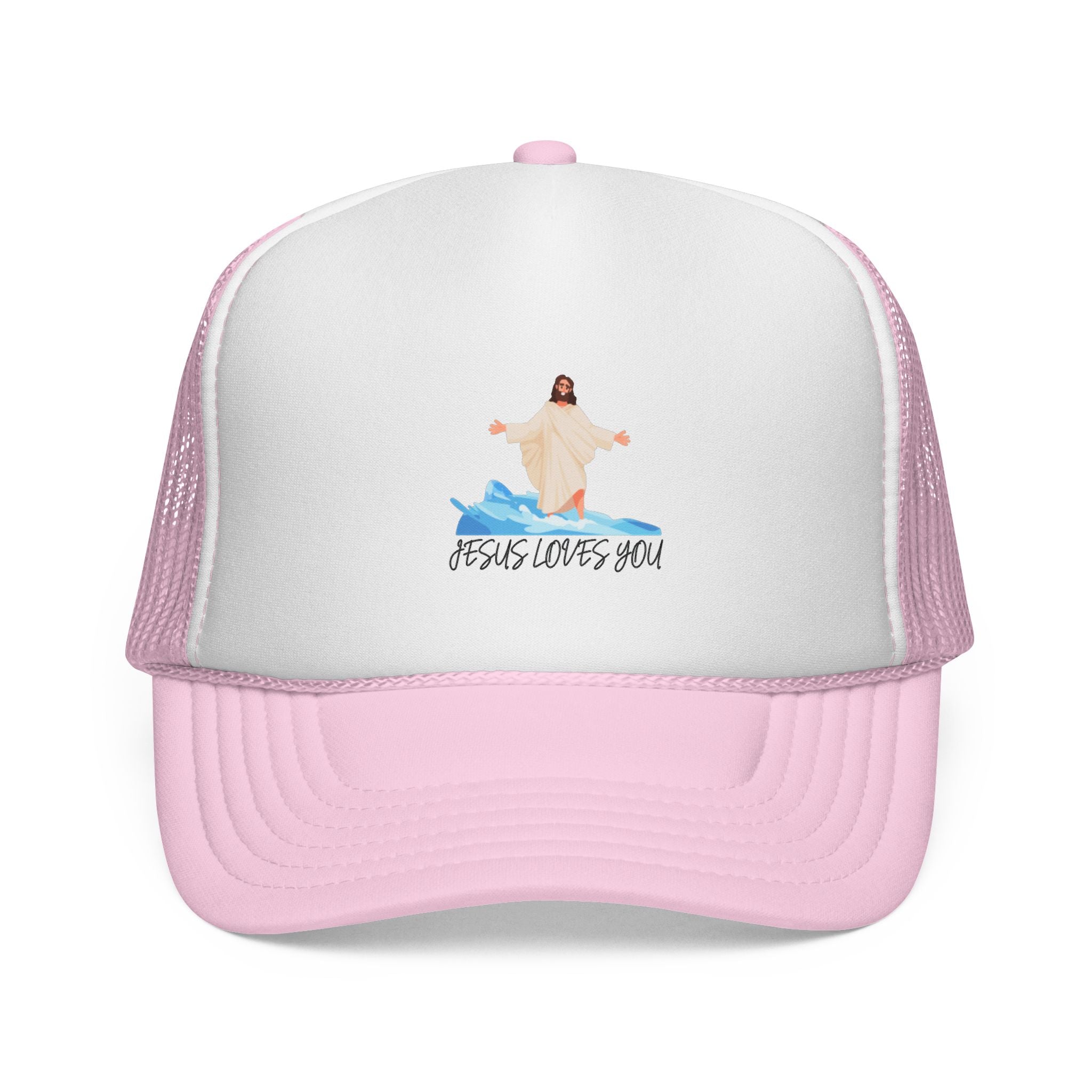 Jesus Loves You Trucker Cap | Religious Faith Christian Hat