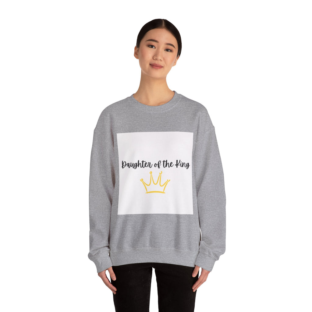 Daughter of the King Sweatshirt – Christian Crown Crewneck