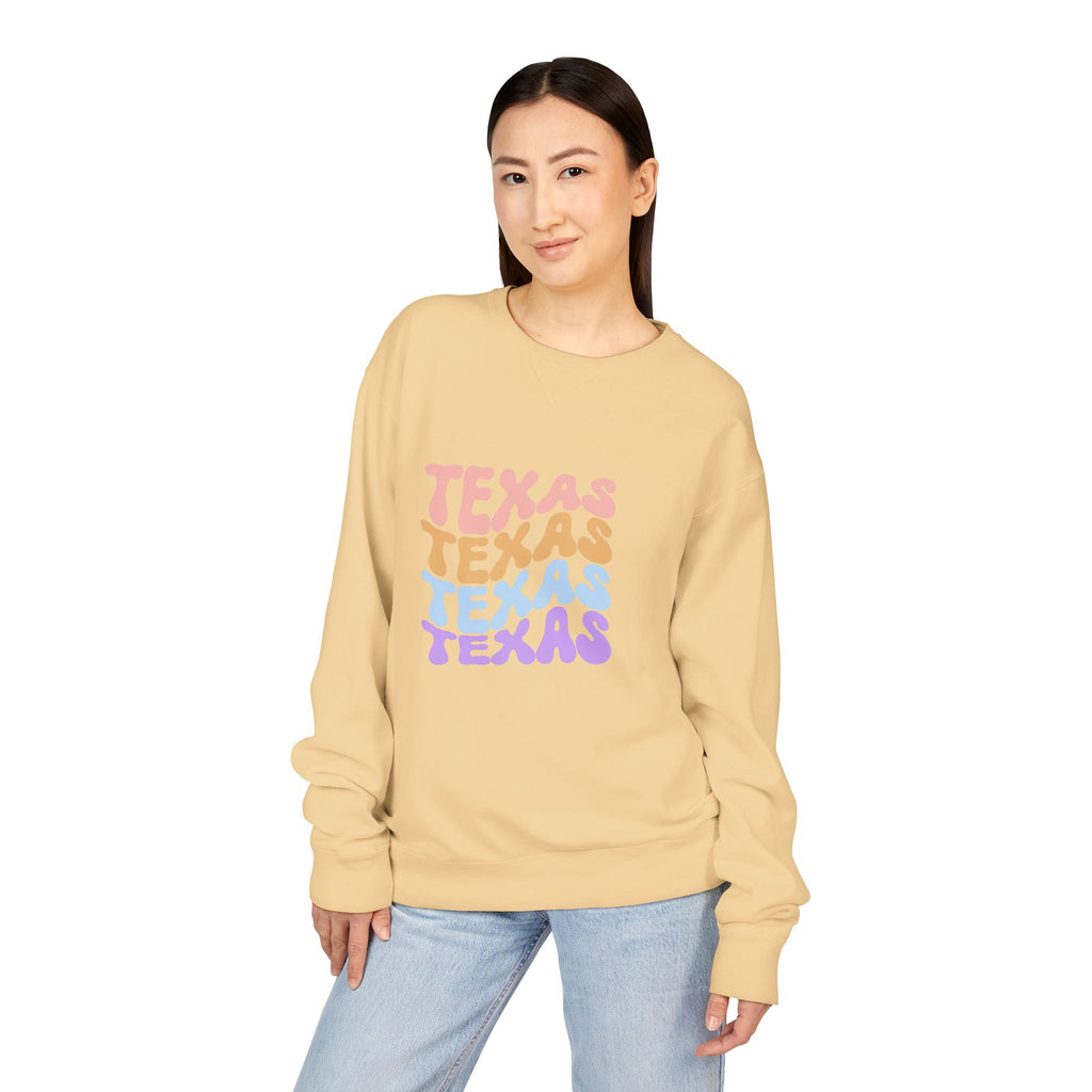 Texas Retro Stack Crewneck Sweatshirt