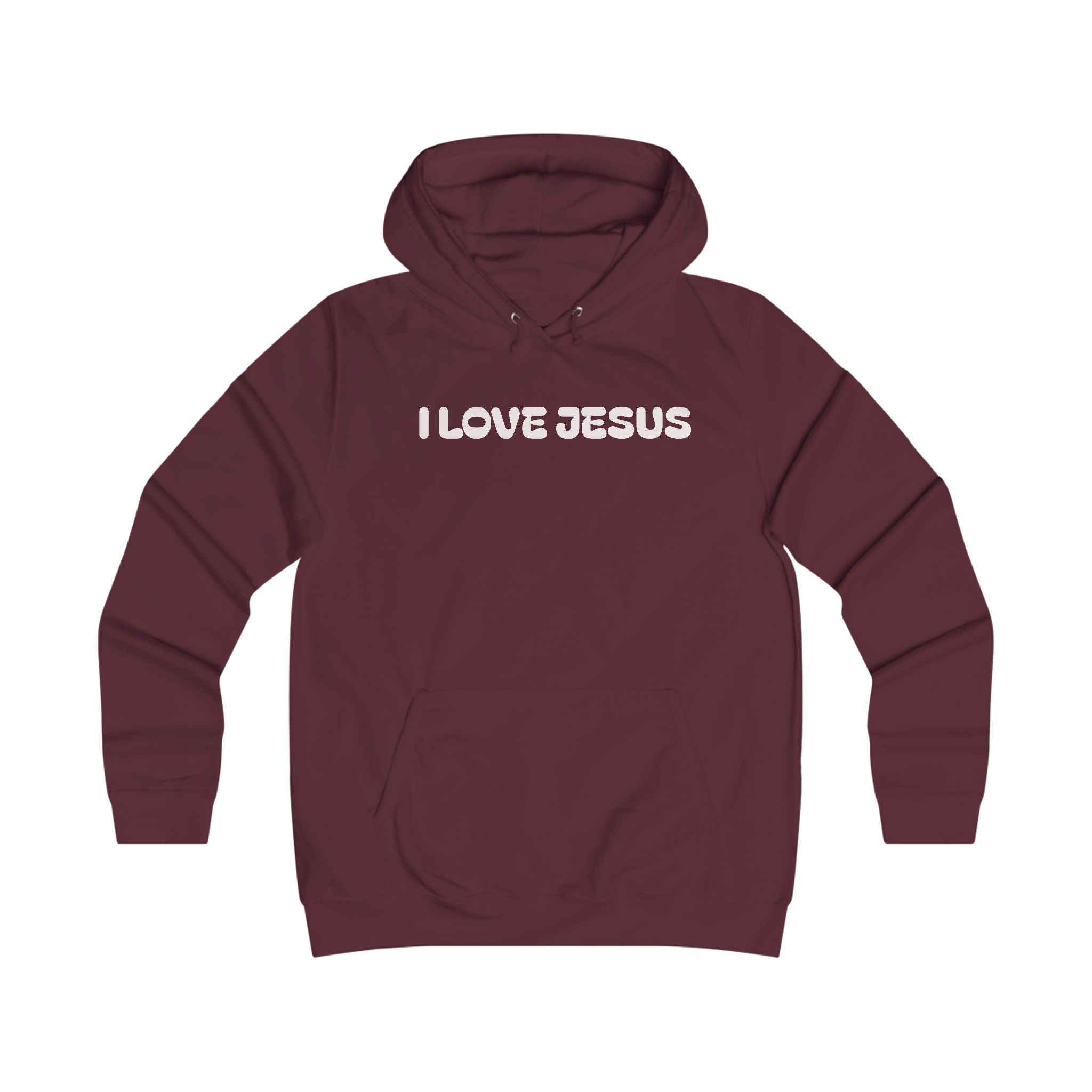 I Love Jesus Hoodie — Bold, Cozy, Faith-Driven