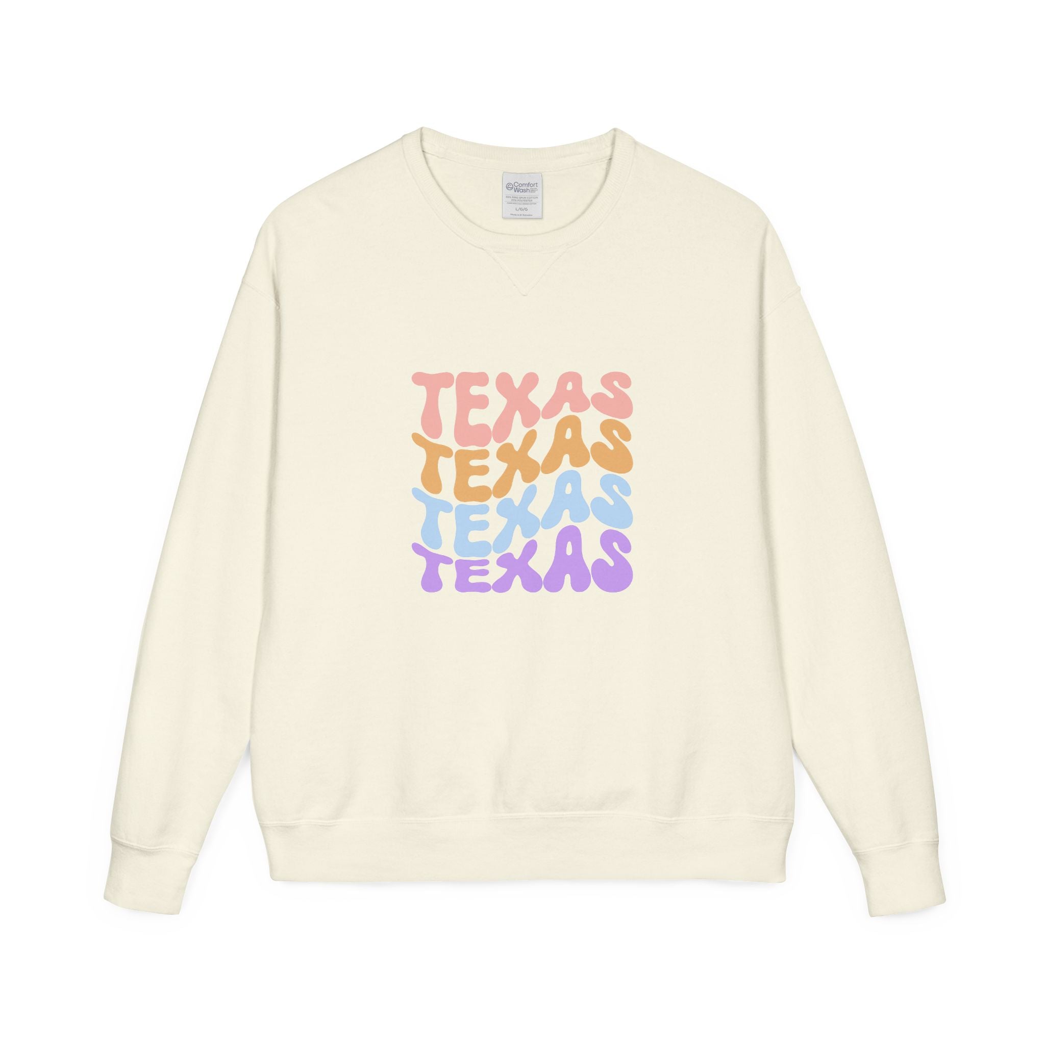 Texas Retro Stack Crewneck Sweatshirt
