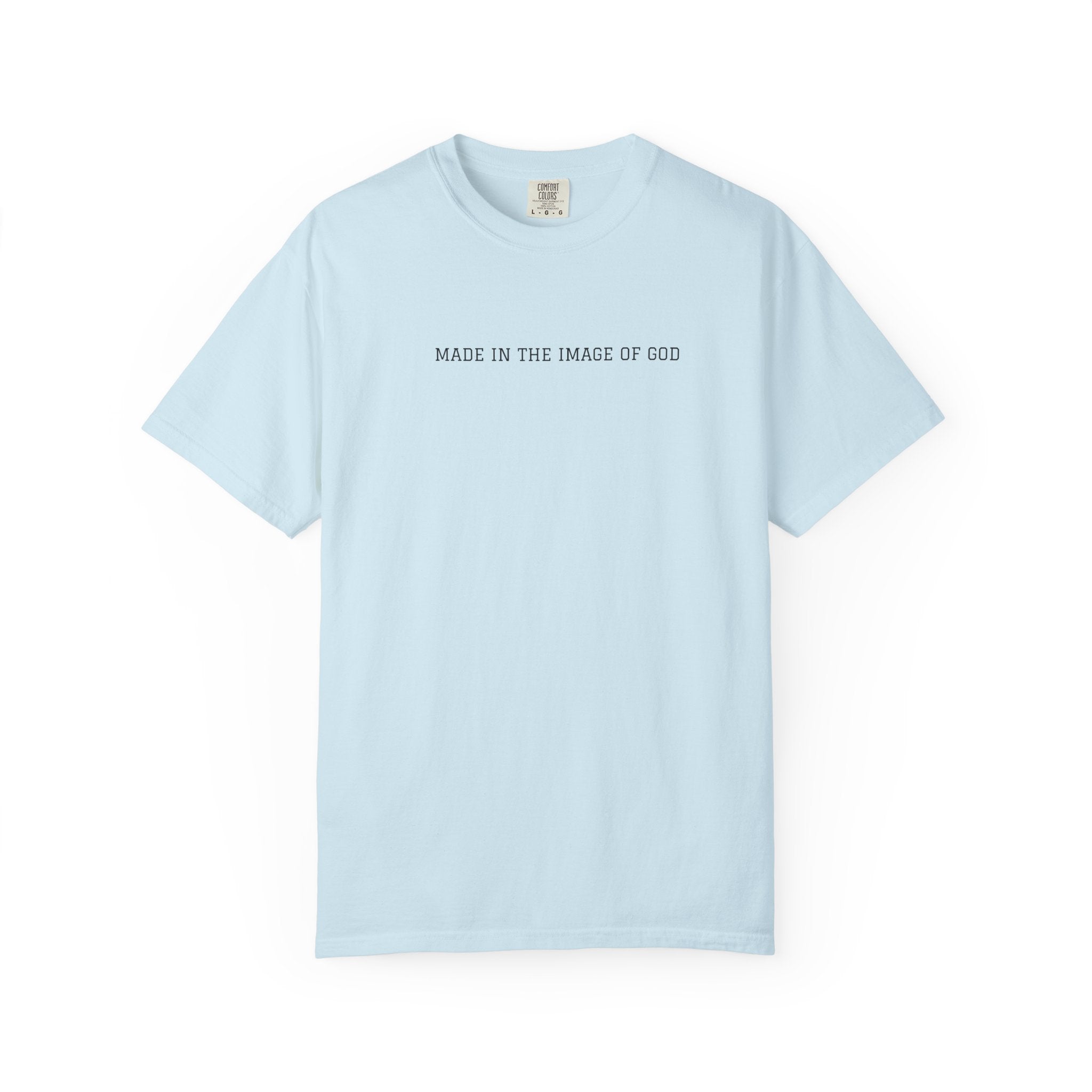 Made in the Image of God T-Shirt — Faith-Based Minimalist Christian Tee