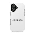 John 3:16 Tough Magnetic Phone Case Slim Protective Christian iPhone Cover