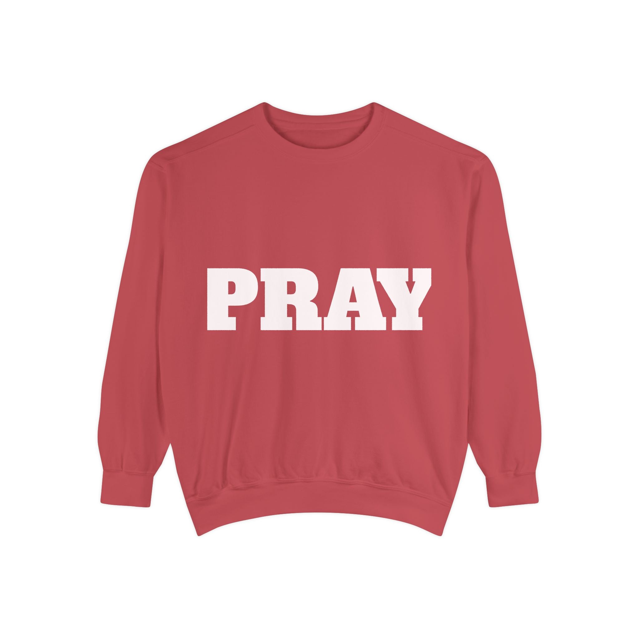 Pray Script Sweatshirt Inspirational Faith Prayer Pullover