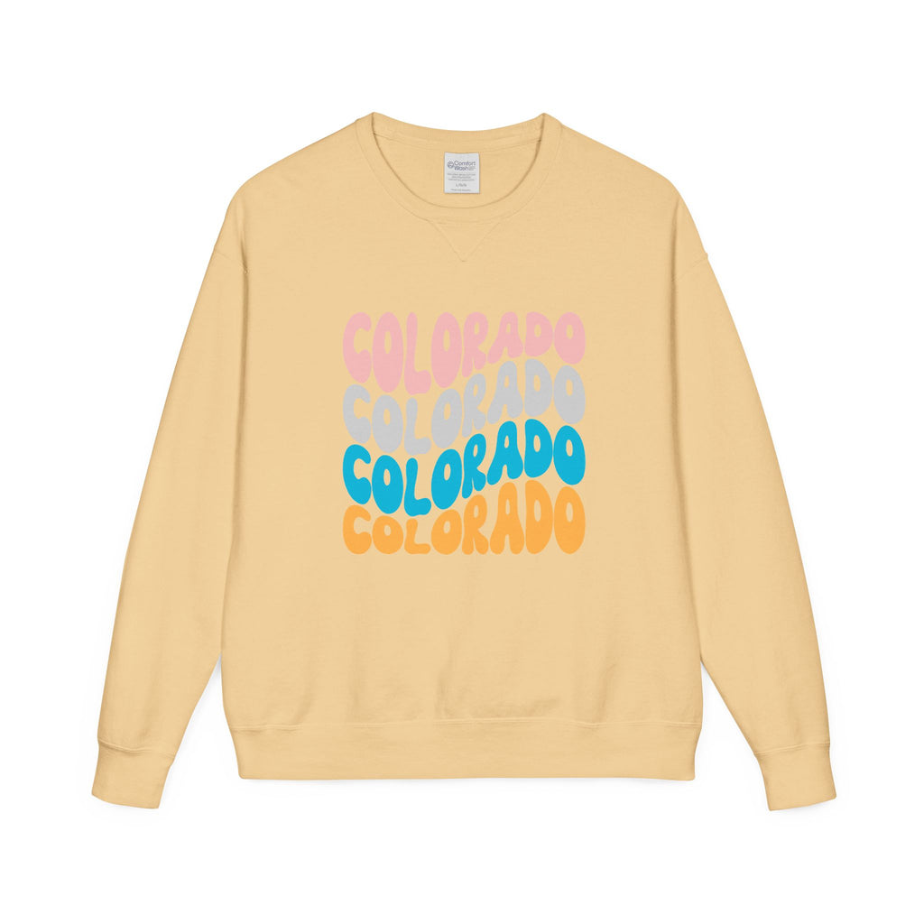 Colorado Retro Stack Crewneck Sweatshirt