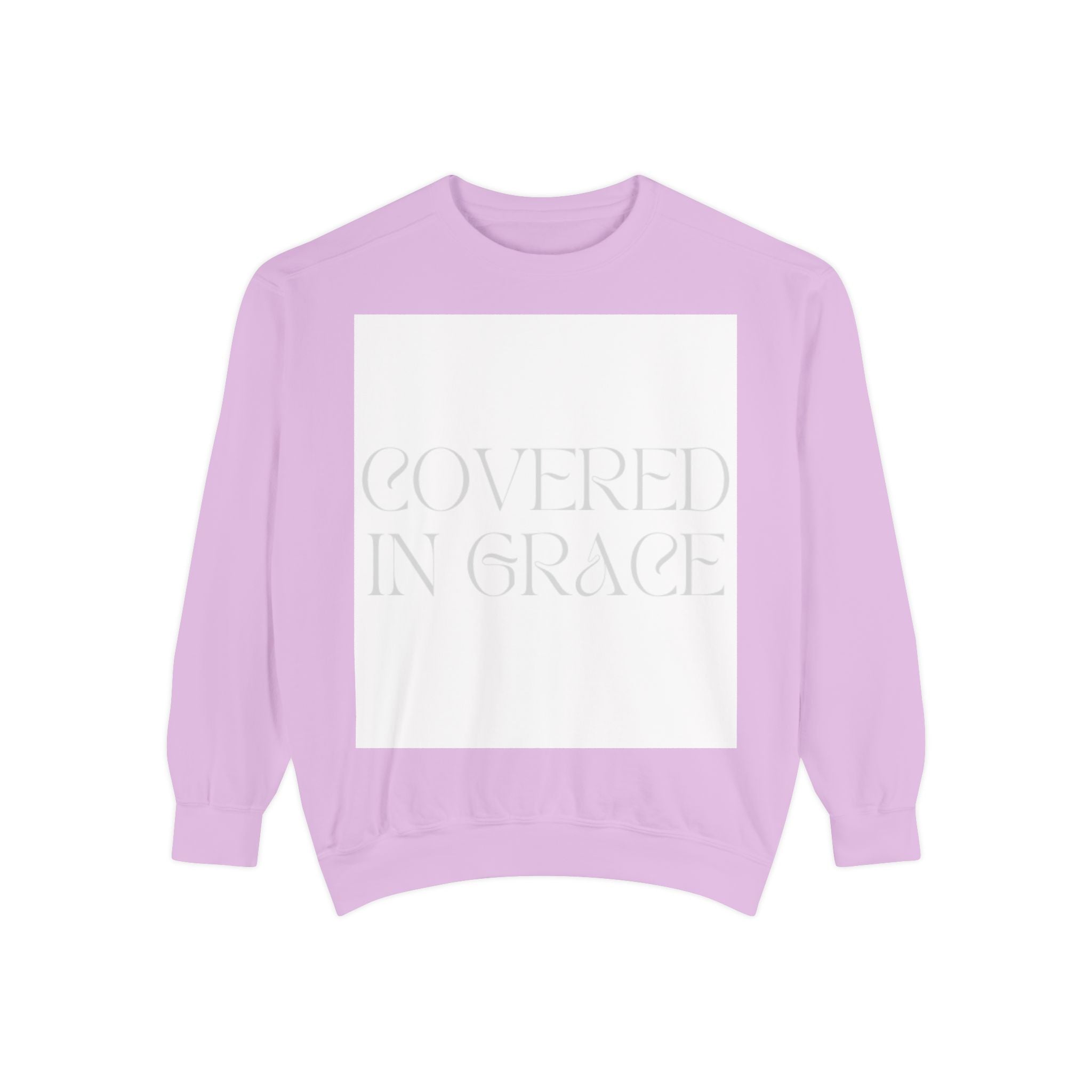 Covered in Grace Sweatshirt — Inspirational Christian Crewneck