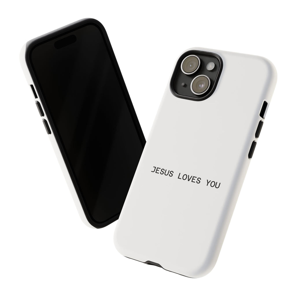 Jesus Loves You Tough Phone Case