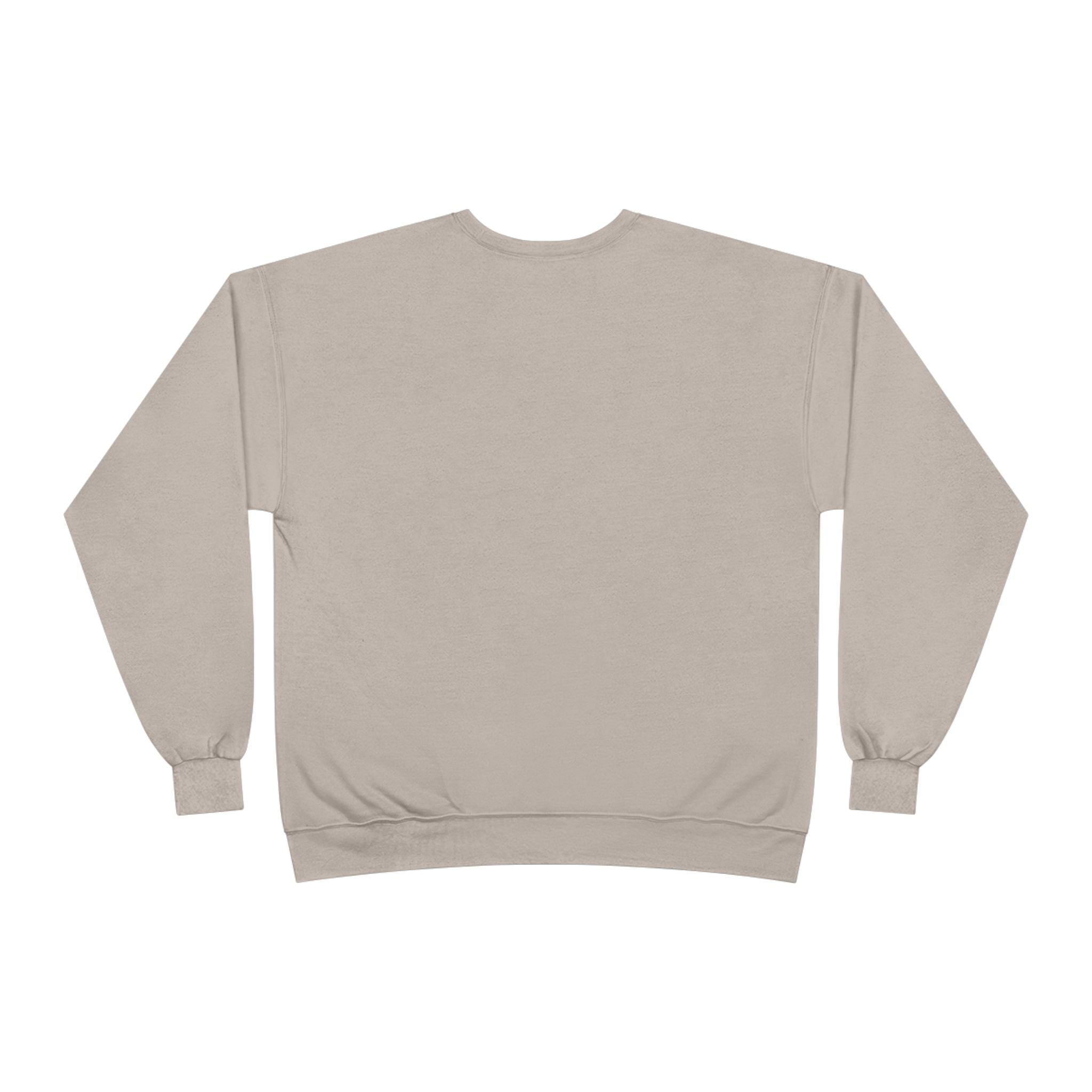 Minimal 'Changed' Crewneck Sweatshirt — Subtle Text Graphic, Eco-Friendly Comfort