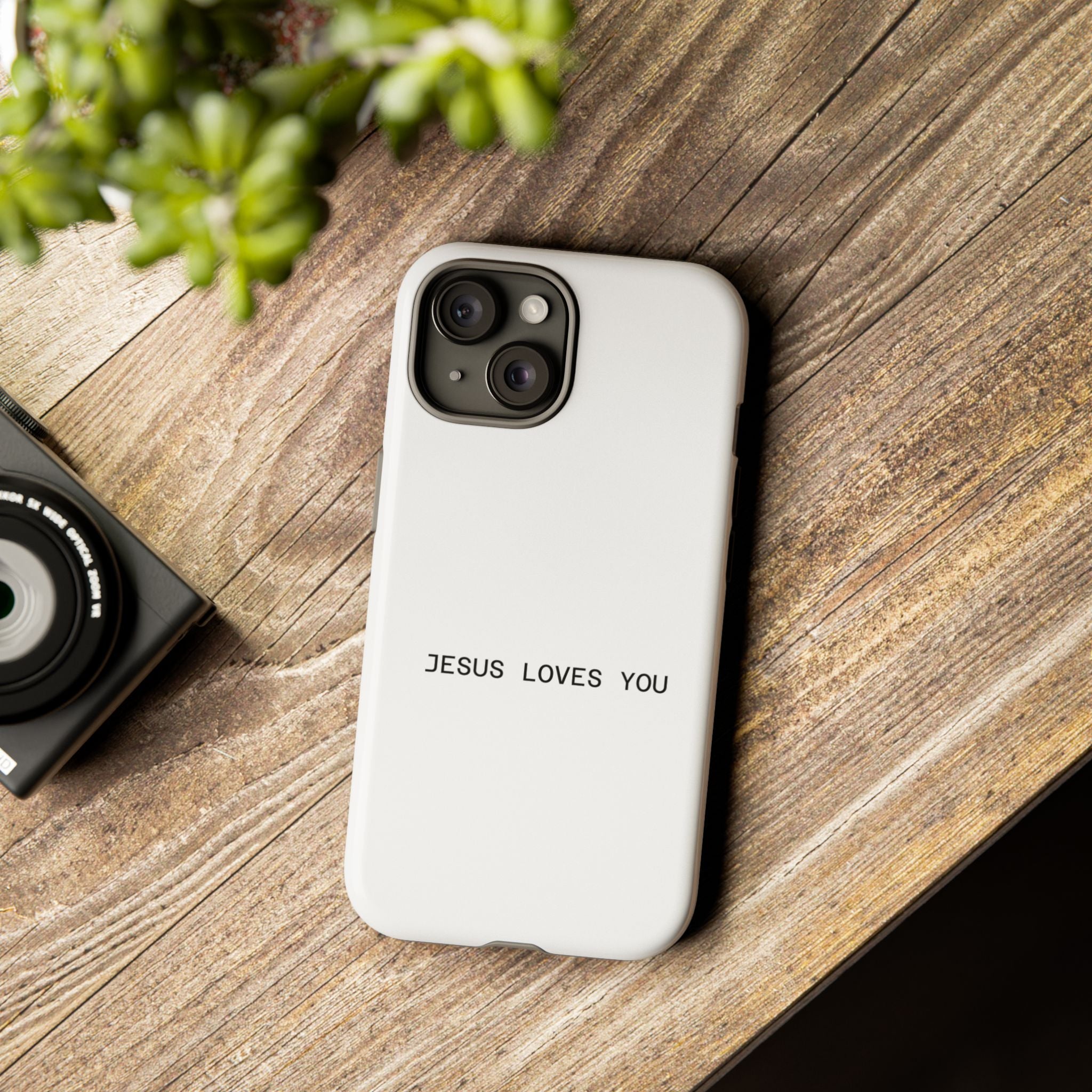 Jesus Loves You Tough Phone Case