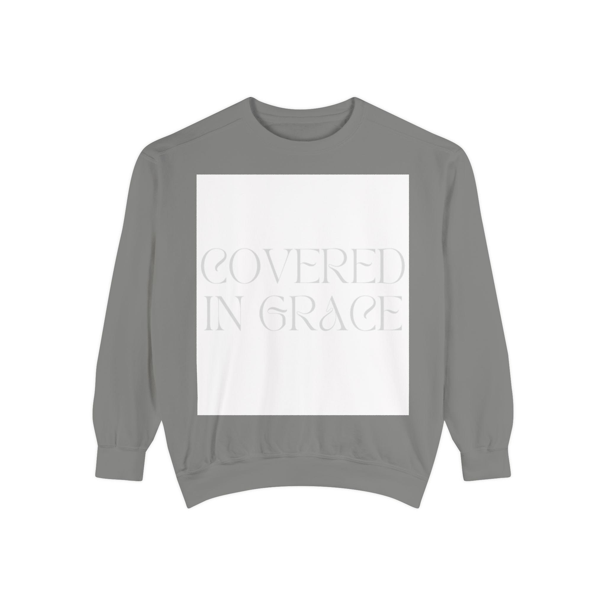 Covered in Grace Sweatshirt — Inspirational Christian Crewneck