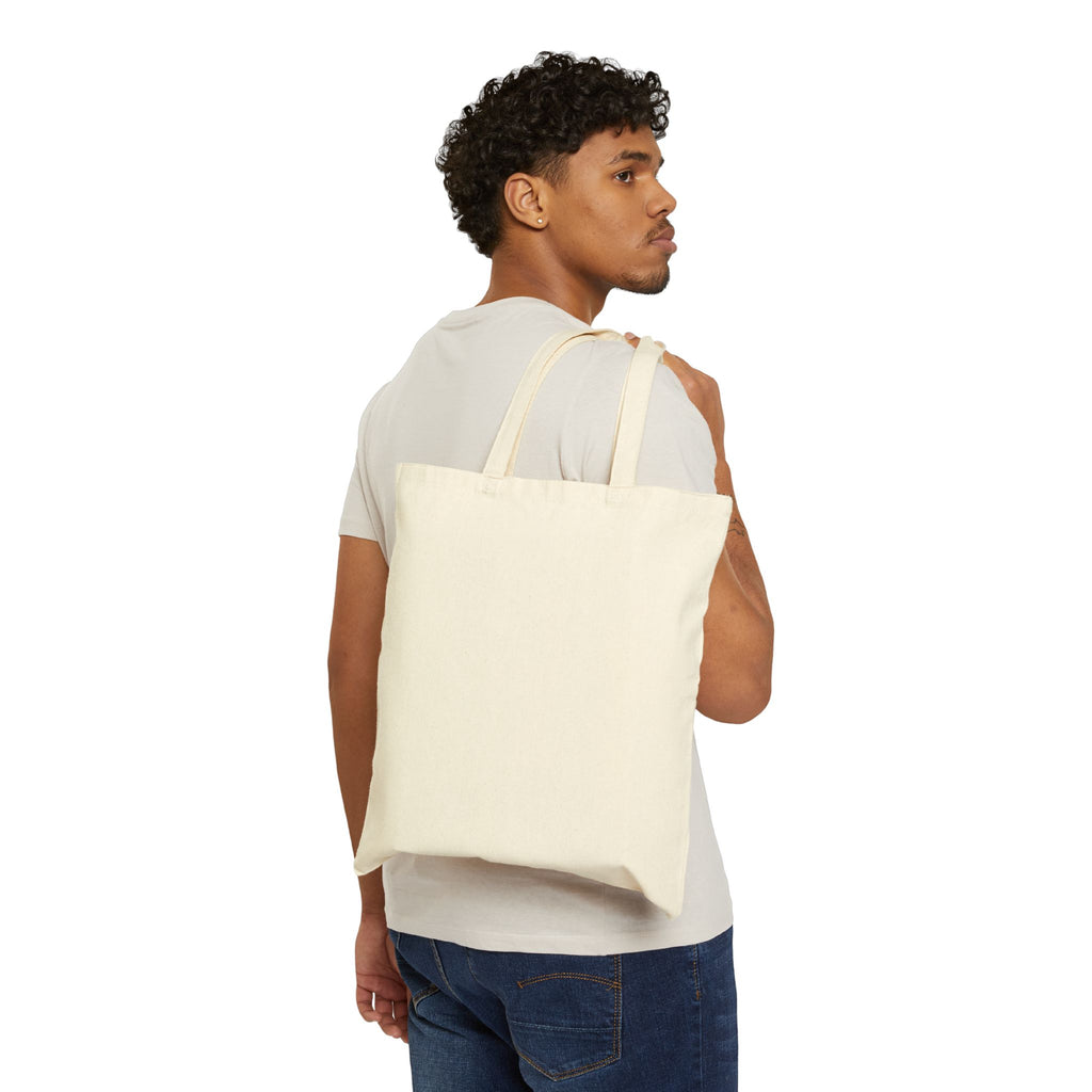Jesus Over All Canvas Tote Bag — Faith-Based Cotton Market Tote
