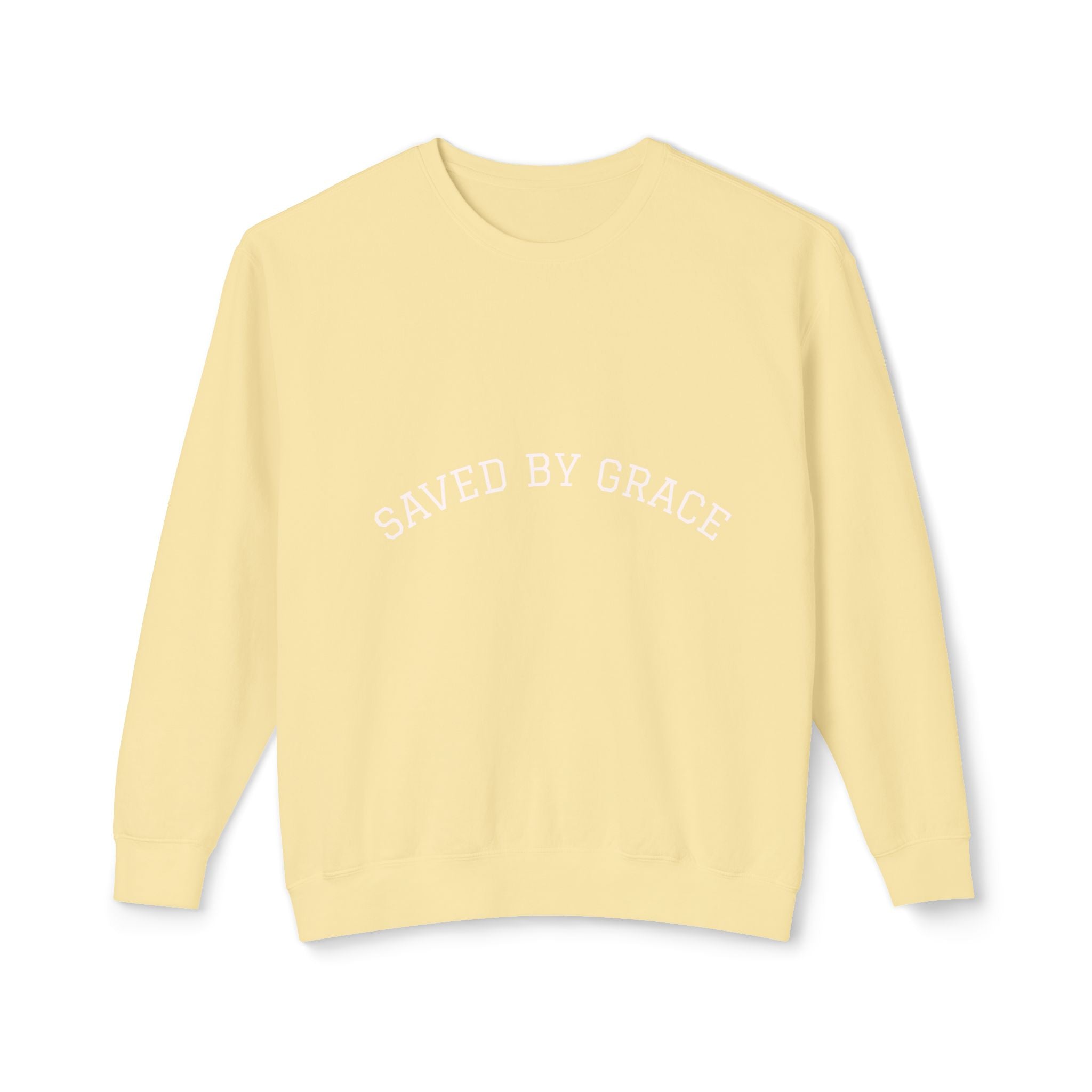 Saved by Grace Sweatshirt Christian Faith Crewneck