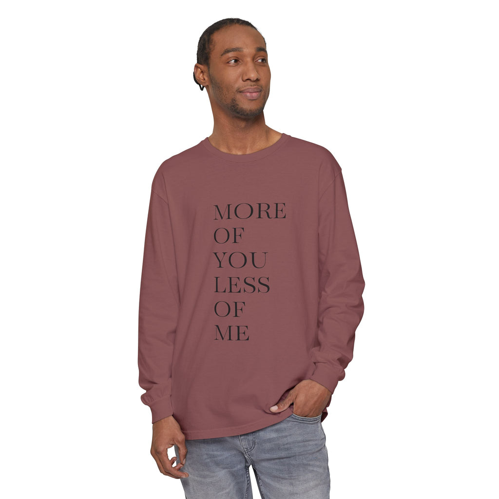 More of You, Less of Me Typography Tee