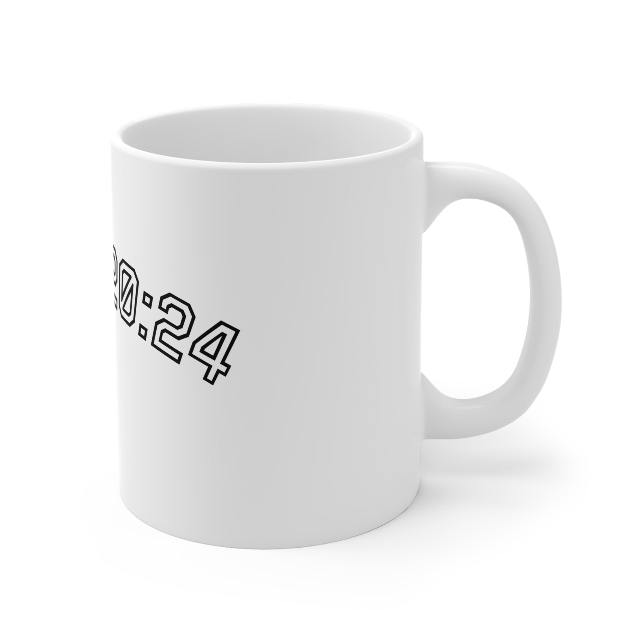 Acts 20:28 Ceramic Coffee Mug — Bible Verse Faith Gift (11oz)