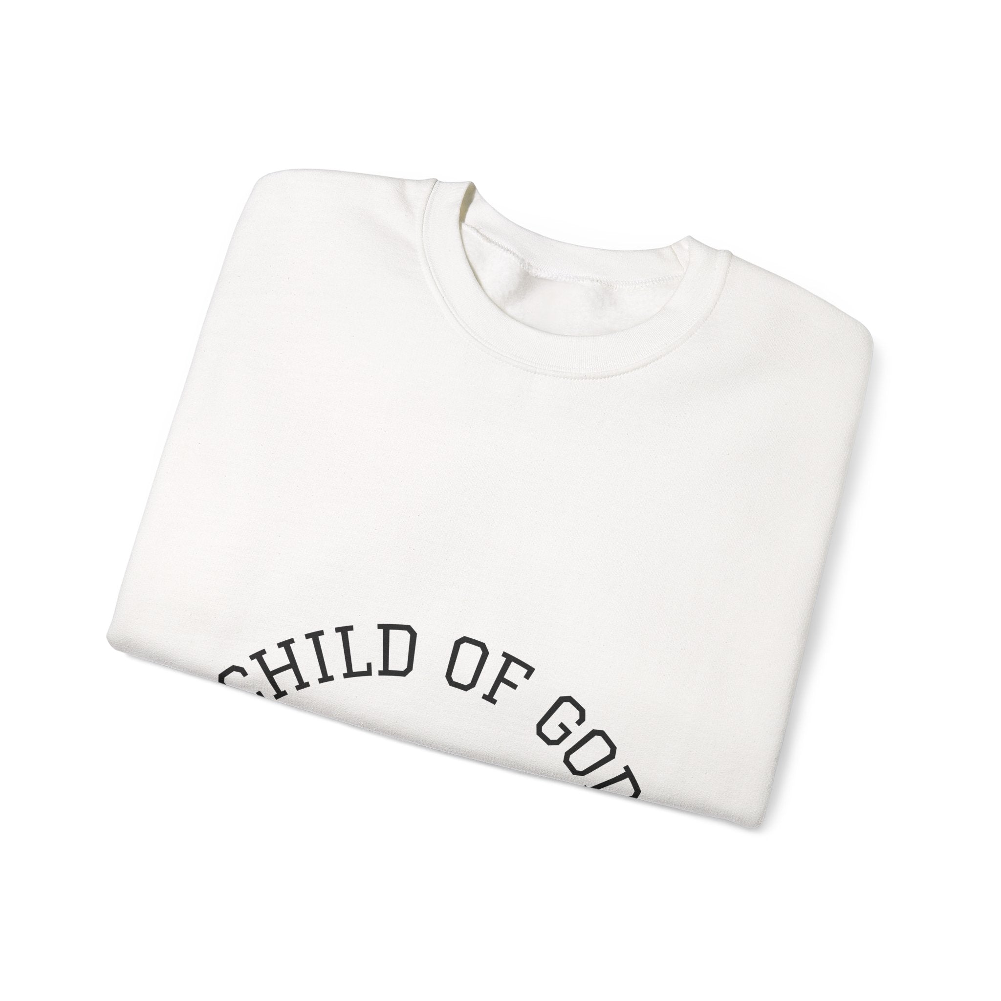 Child of God Crewneck Sweatshirt — Minimal Faith Graphic Pullover