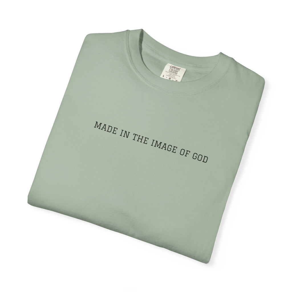 Made in the Image of God T-Shirt — Faith-Based Minimalist Christian Tee