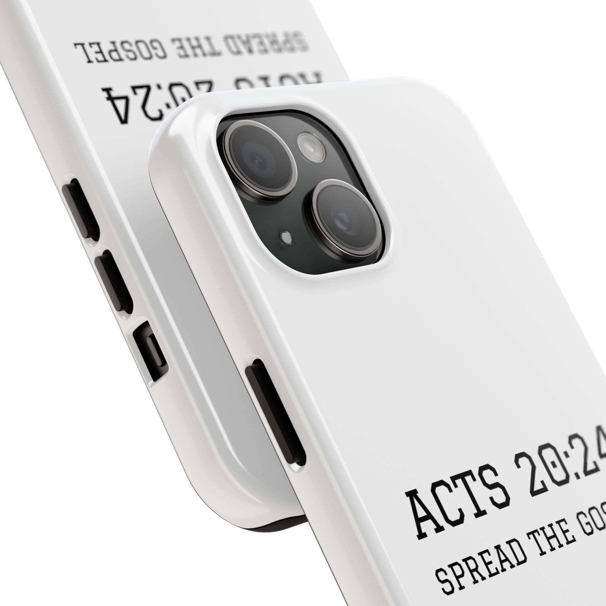Acts 20:24 'Spread the Gospel' Tough Phone Case — Christian Scripture Protective Case