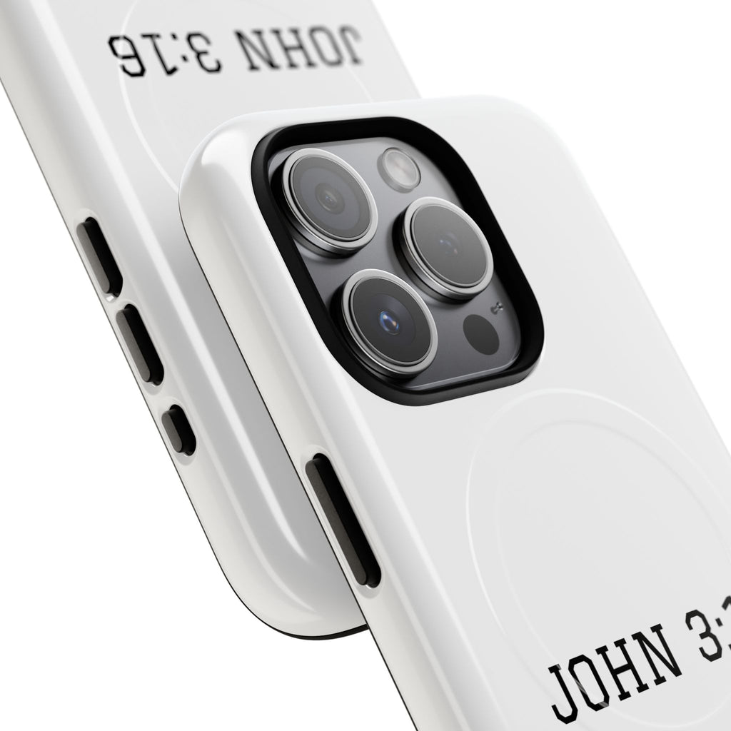 John 3:16 Tough Magnetic Phone Case Slim Protective Christian iPhone Cover