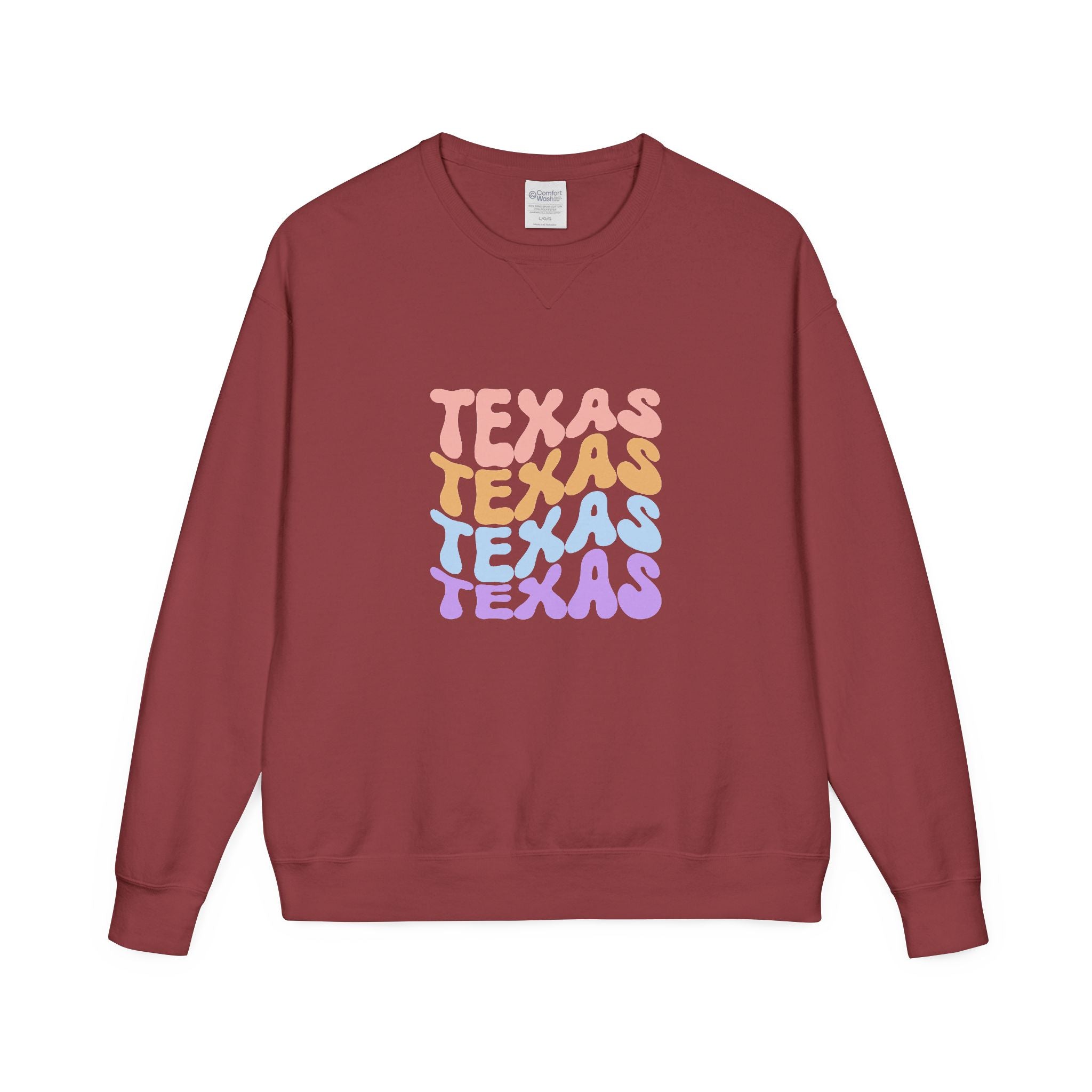 Texas Retro Stack Crewneck Sweatshirt