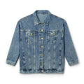 Women’s Denim Jacket — Classic Light Wash Jean Jacket, Casual Layering Piece