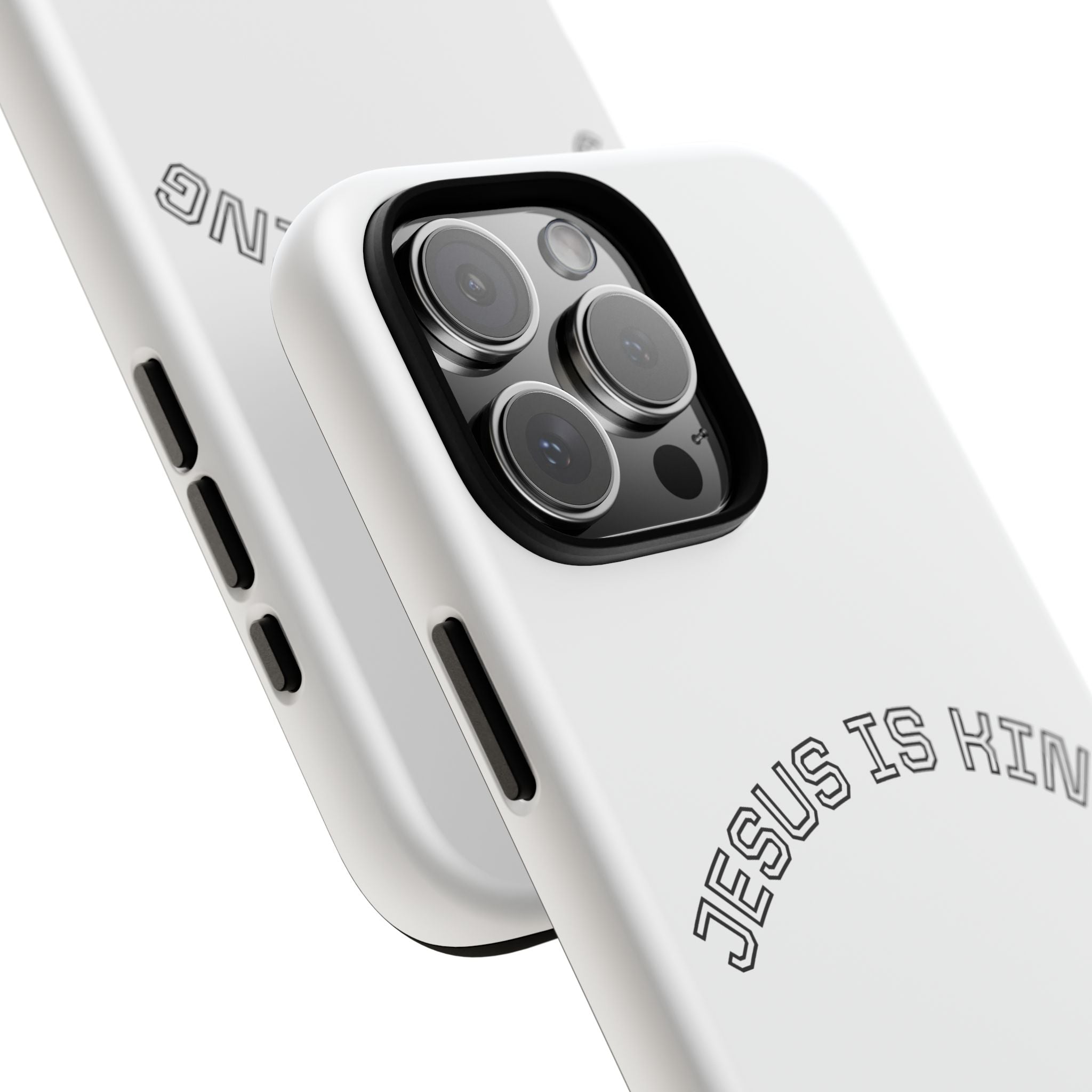 Phone Case — "Jesus Is King" Minimal Religious Protective Cover