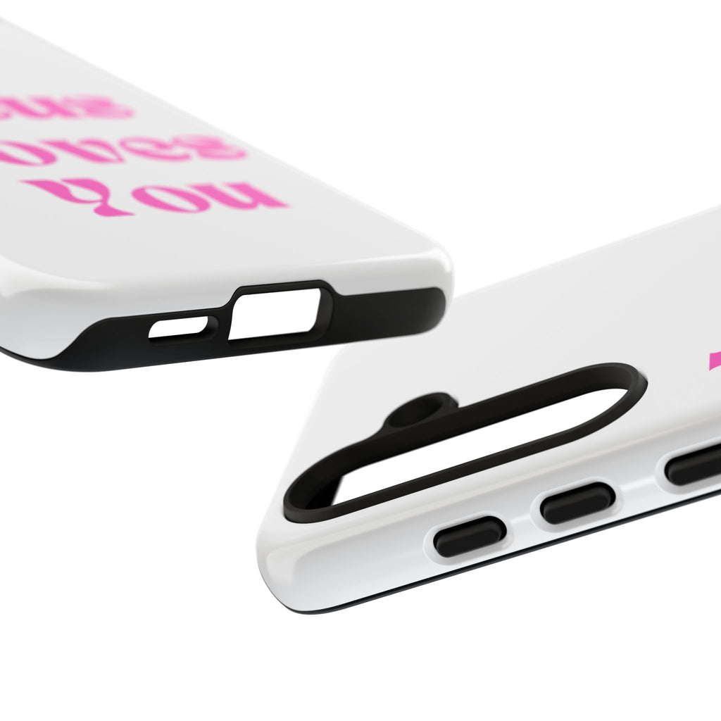 Jesus Loves You Phone Case — Pink Retro Christian Phone Cover