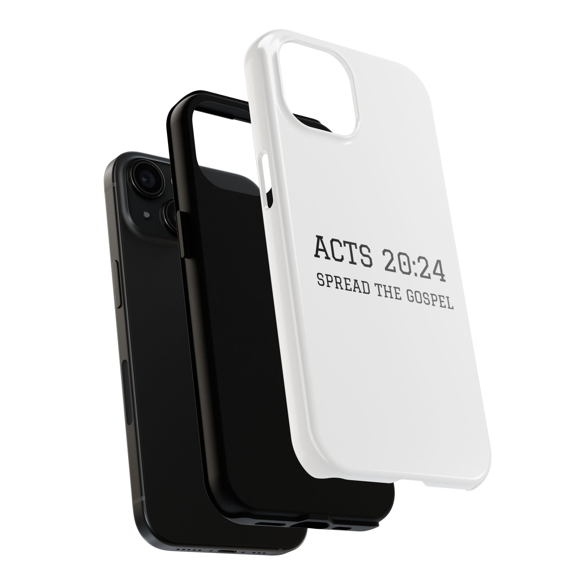 Acts 20:24 'Spread the Gospel' Tough Phone Case — Christian Scripture Protective Case