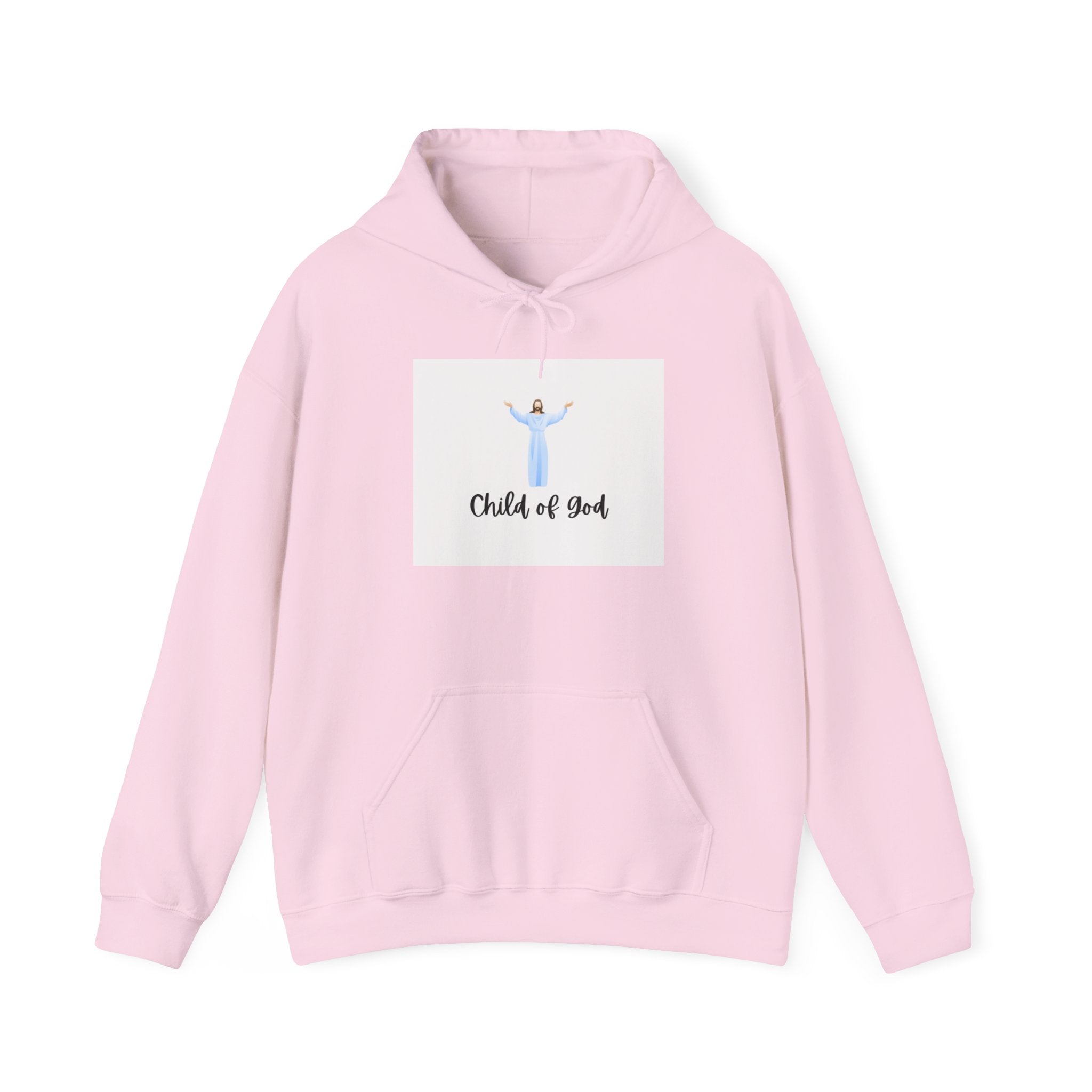 Child of God Hoodie – Christian Faith Sweatshirt with Jesus Illustration