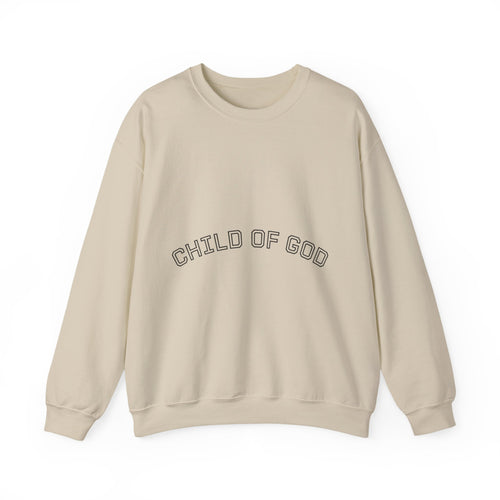 Child of God Crewneck Sweatshirt — Faith-Based Christian Pullover